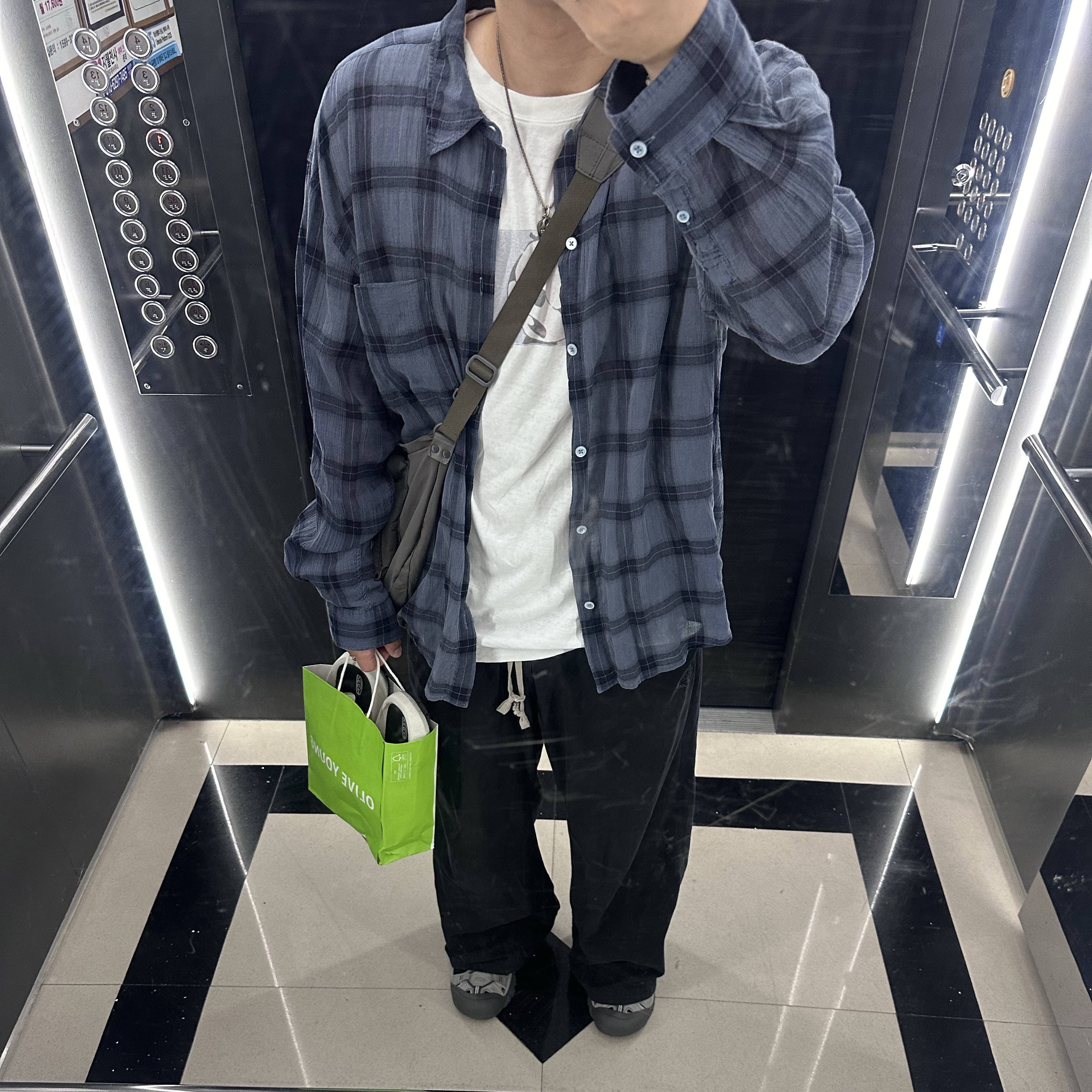 Polyteru Human Index Human Pajama Pants Ink Black, (W) Keen Newport H2 Grey Smoke Blue 착용 스타일