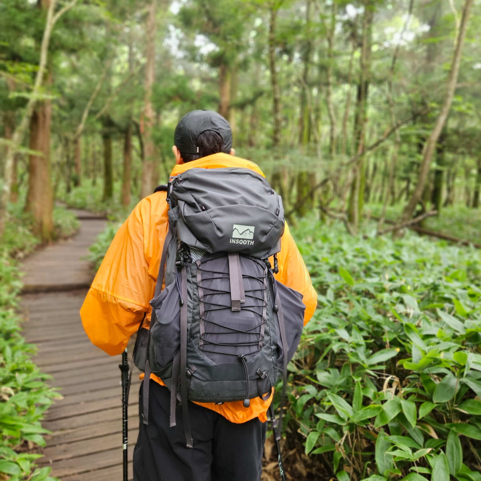 Nike ACG Trail Cap Black, Nike ACG Windproof Cinder Cone Jacket Bright Mandarin - Asia 착용 스타일 - 4