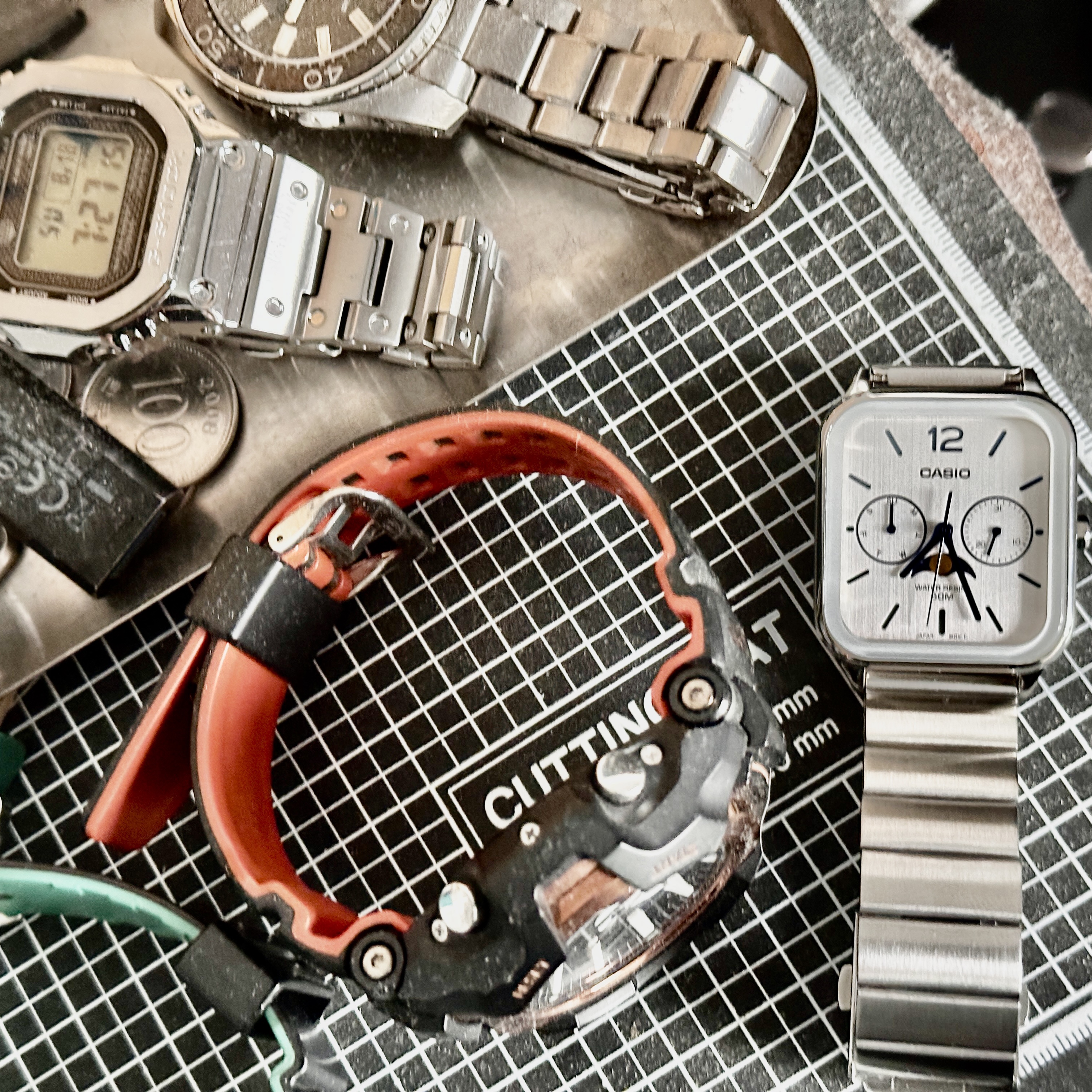 Casio MTP-M305D-7AV 착용 스타일