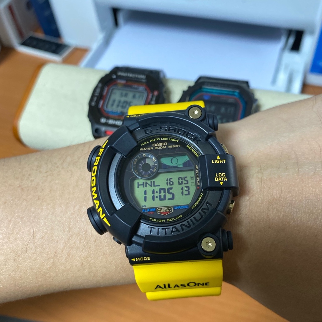 Casio G-Shock x I.C.E.R.C Frogman GW-8200K-9 착용 스타일 - 1