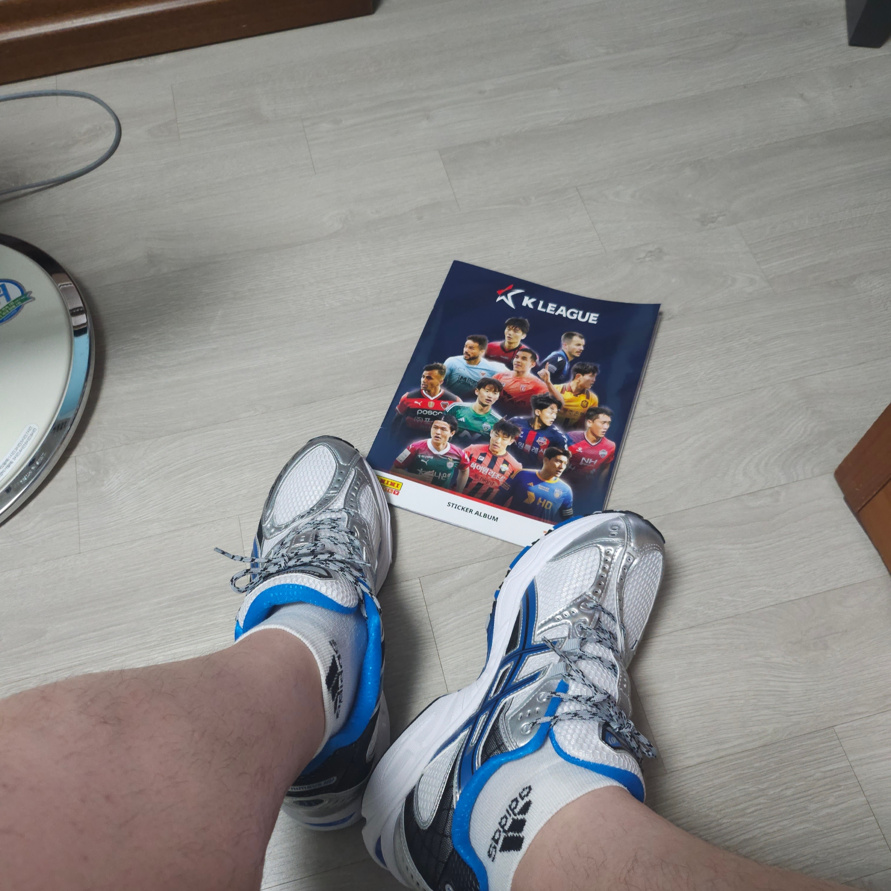 Asics Gel-Nimbus 10.1 White Directoire Blue 착용 스타일 - 3