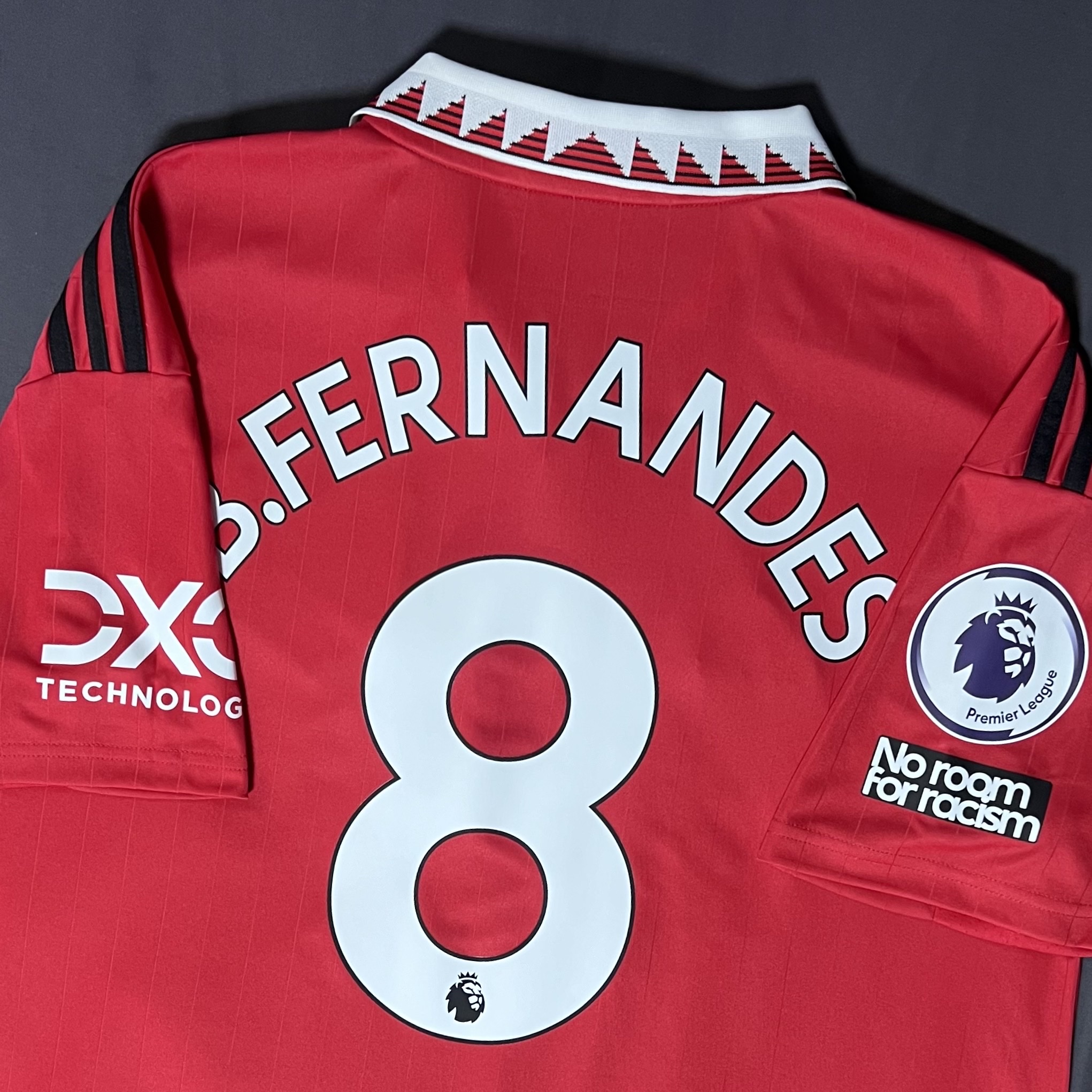 Adidas Manchester United 2022/23 Home Jersey Real Red - US Sizing (Non Marking Ver.) 착용 스타일