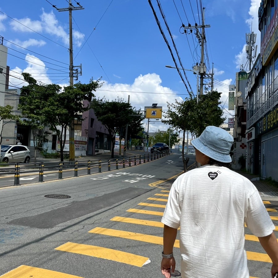 Human Made Graphic T-Shirt #6 White 착용 스타일