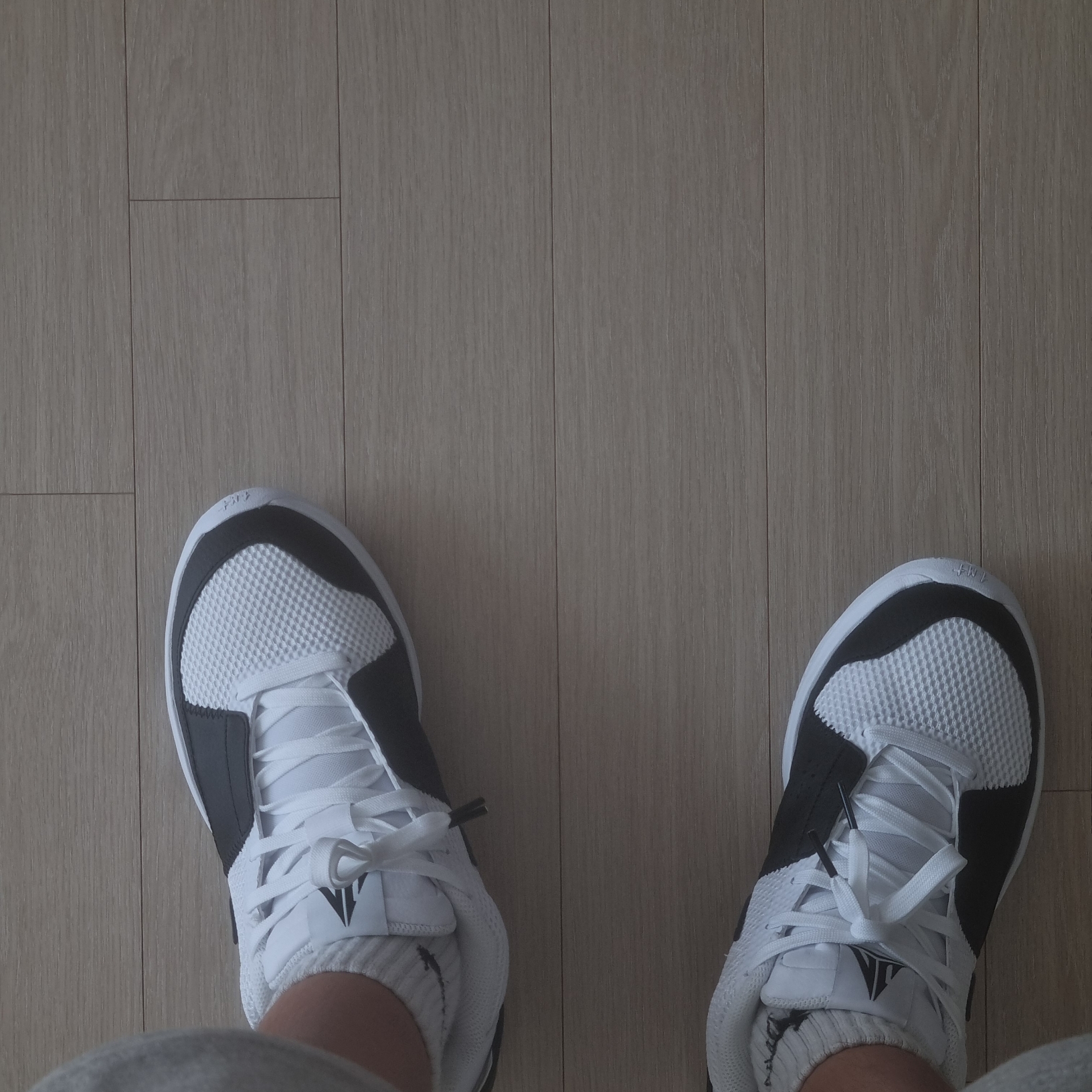 Nike Ja 1 EP White Black 착용 스타일 - 1