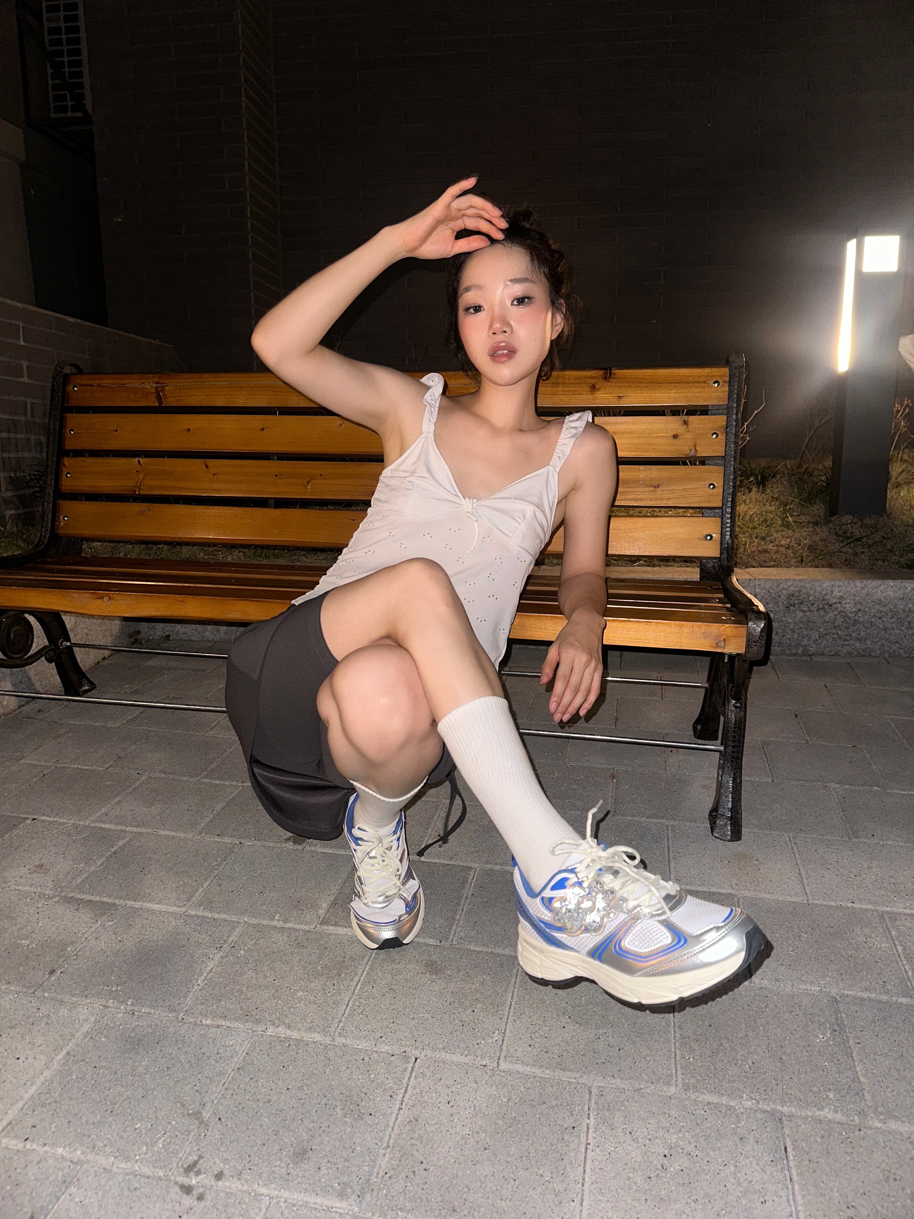 Fila Interun Pink Blossom 착용 스타일 - 3