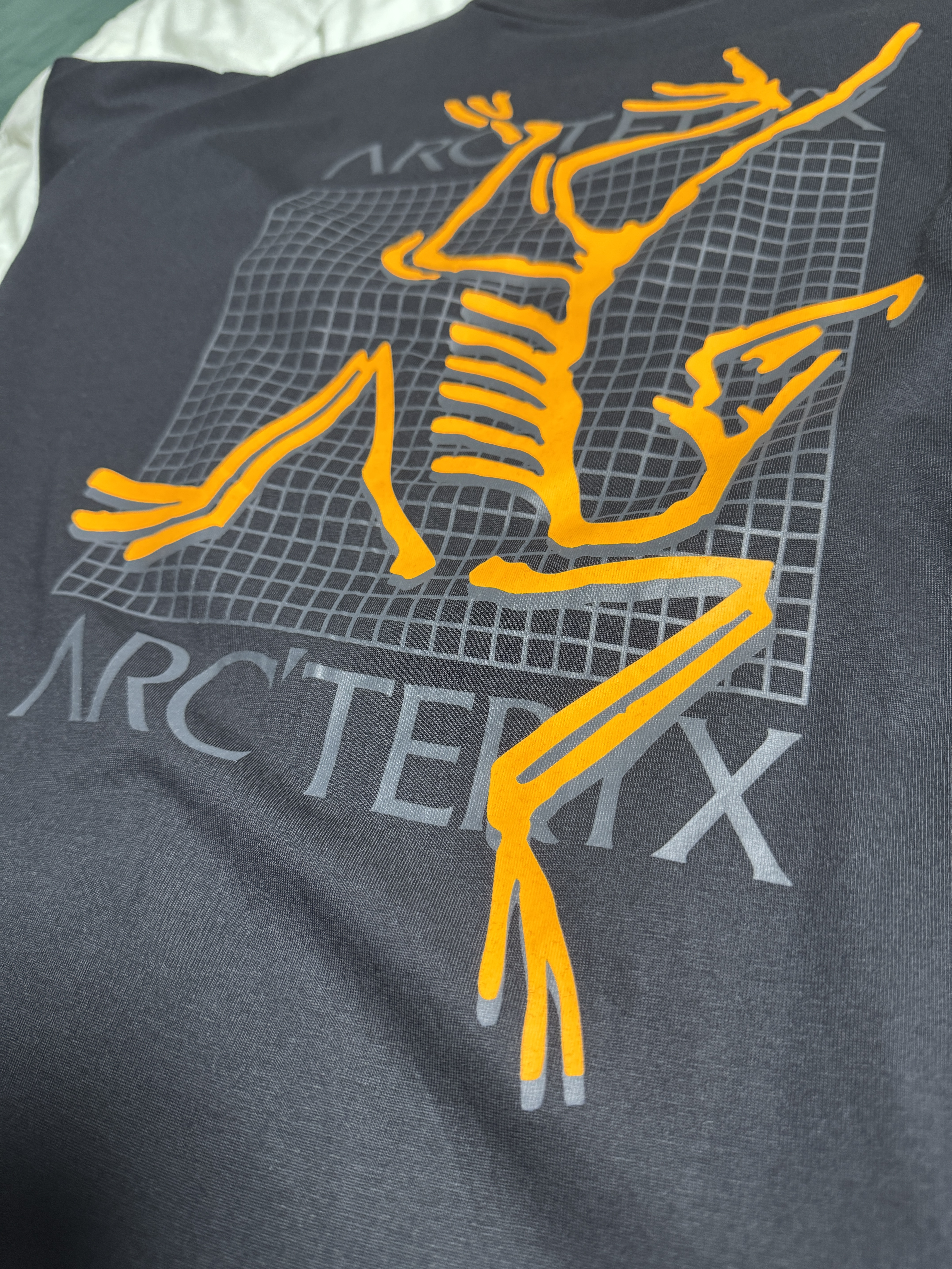 Arc'teryx Arc'Multi Bird Logo SS T-Shirt Black 착용 스타일