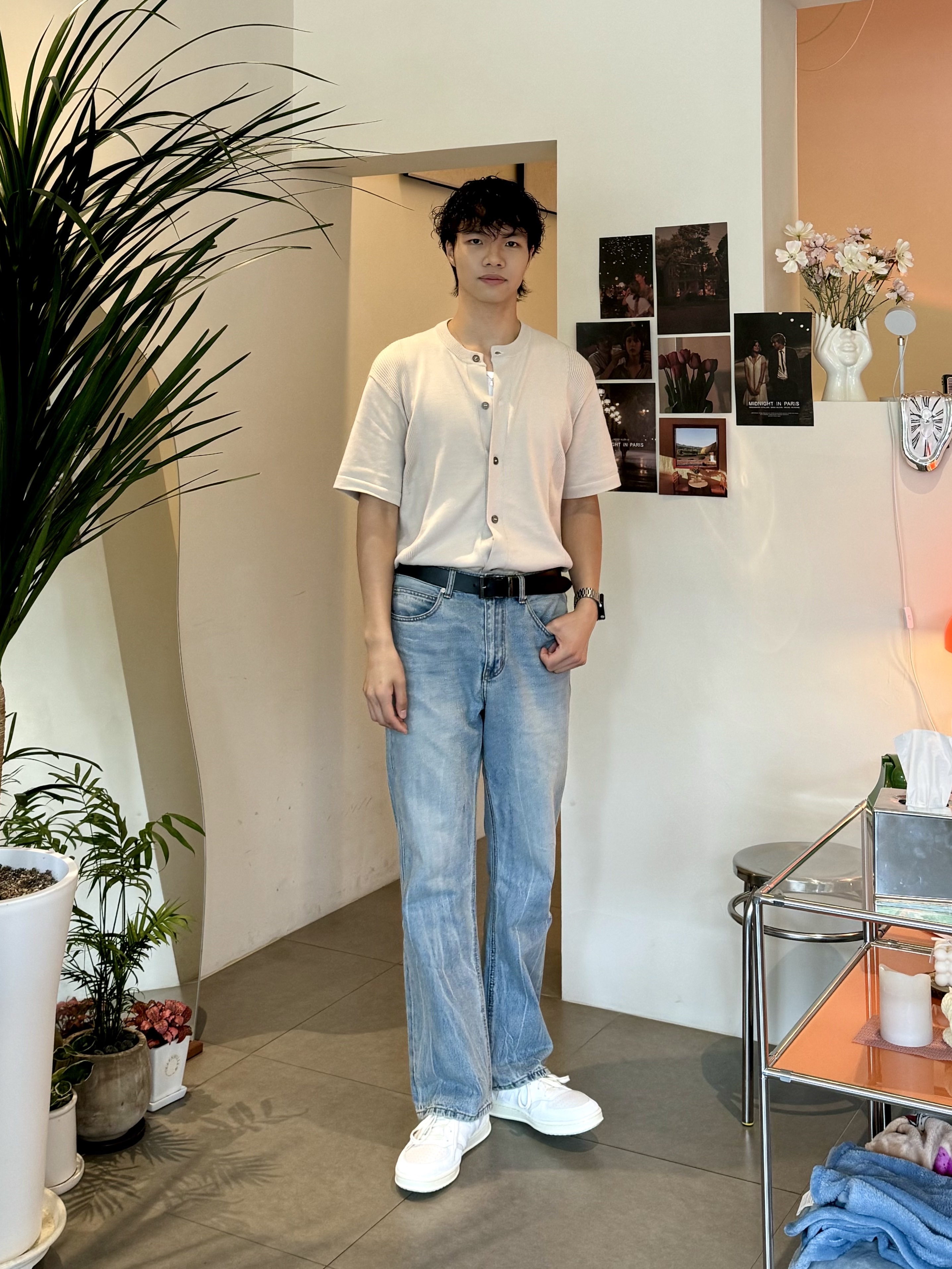 New Balance T500 Reflection Nori 착용 스타일