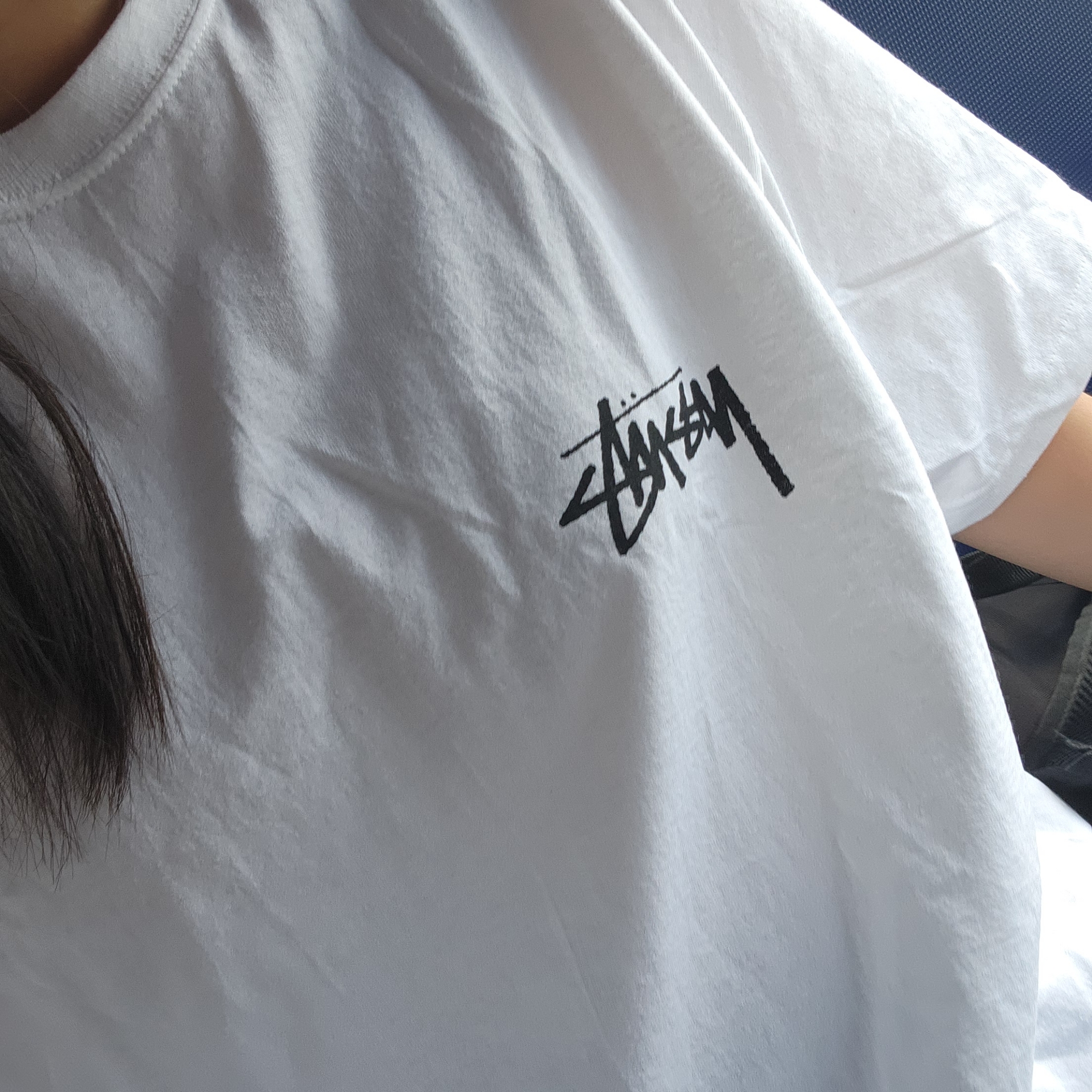 Stussy Cherries T-Shirt White 착용 스타일