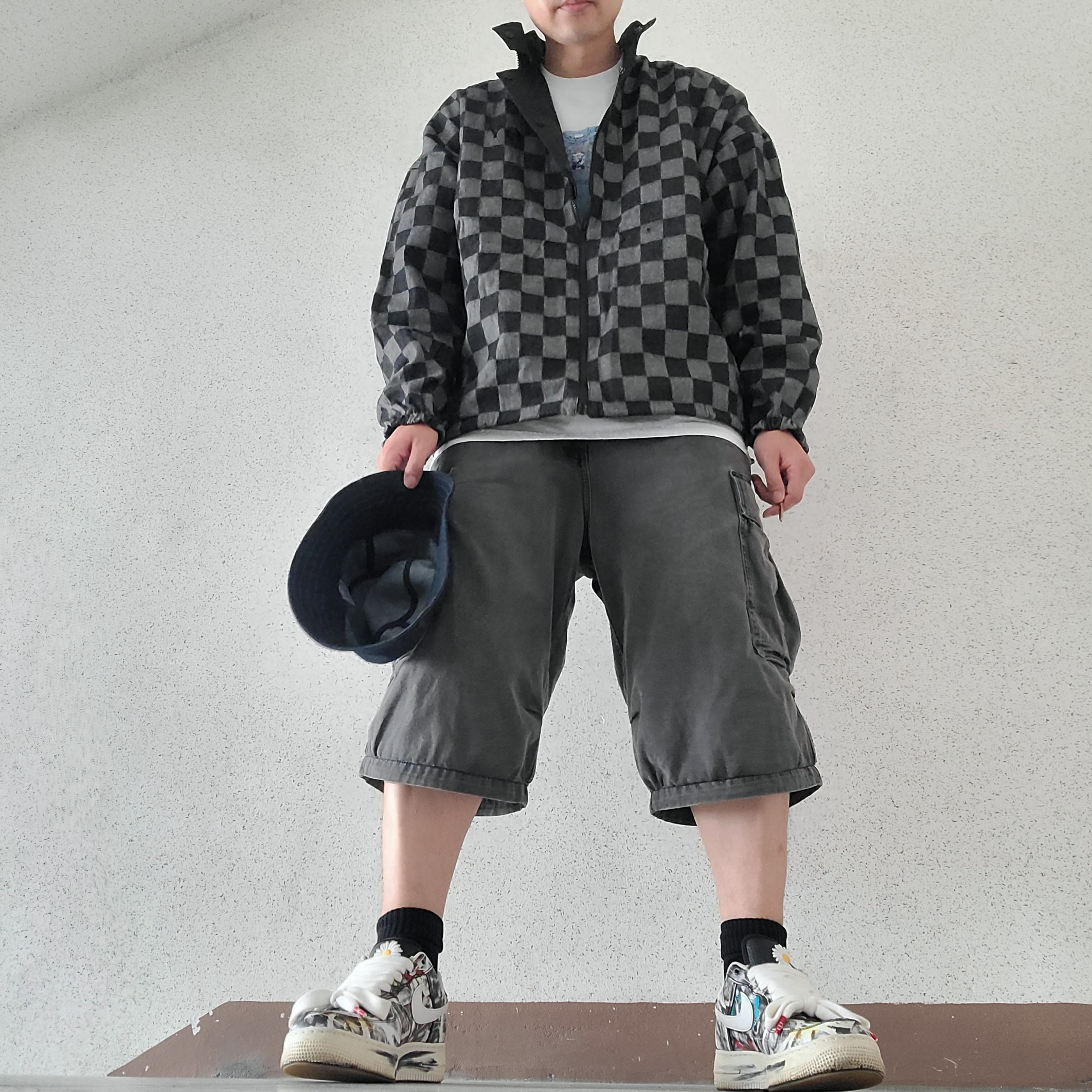 Nike x Peaceminusone Air Force 1 Low Para-Noise, Supreme First T-Shirt White - 24SS 착용 스타일 - 1