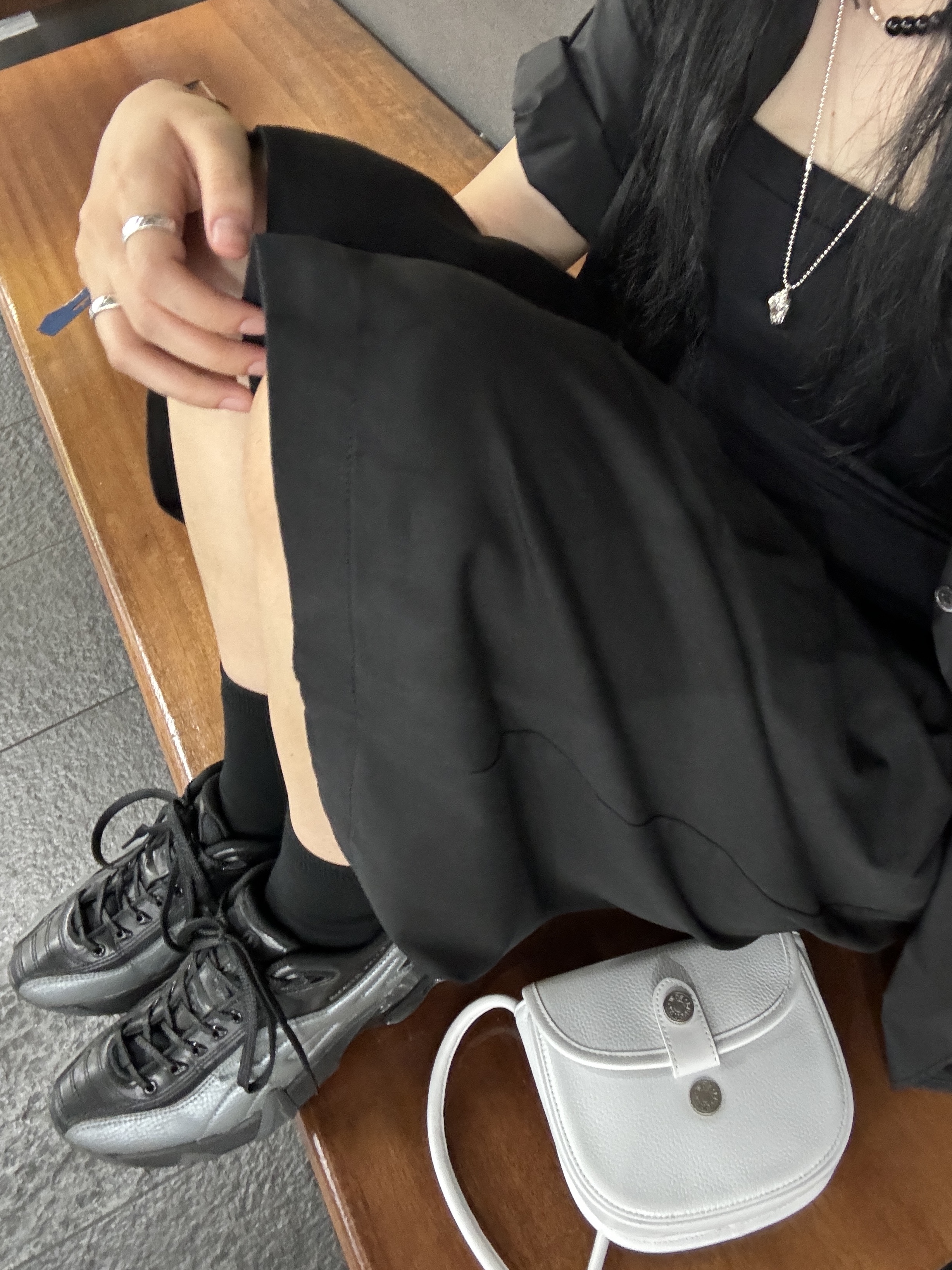 Asics x Kiko Kostadinov Novalis Gel-Teremoa Obsidian Black Smoke Shadow 착용 스타일