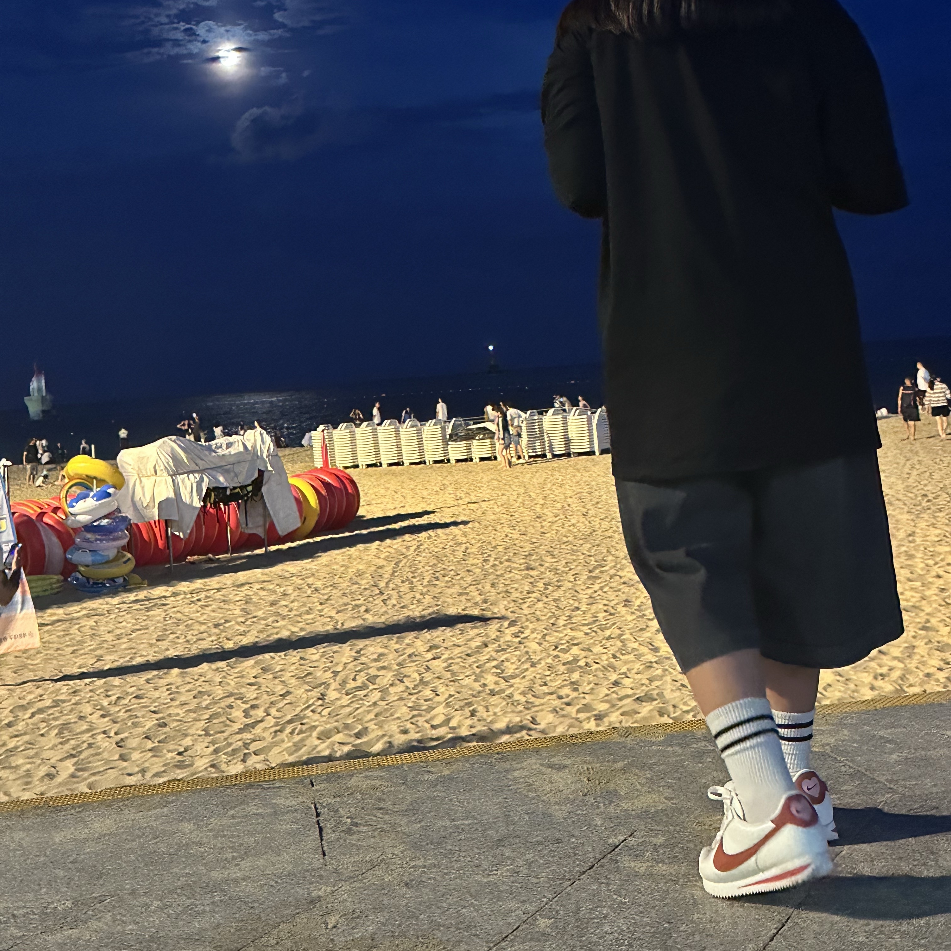 (W) Nike Cortez SE Valentine Day Sail Adobe 착용 스타일 - 1