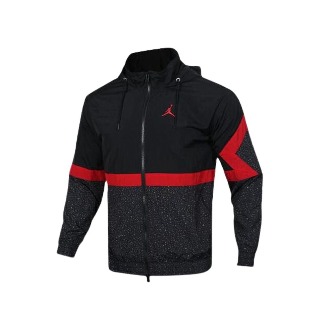 Jordan Diamond Cement Jacket Black Red - Asia 상세 이미지 1