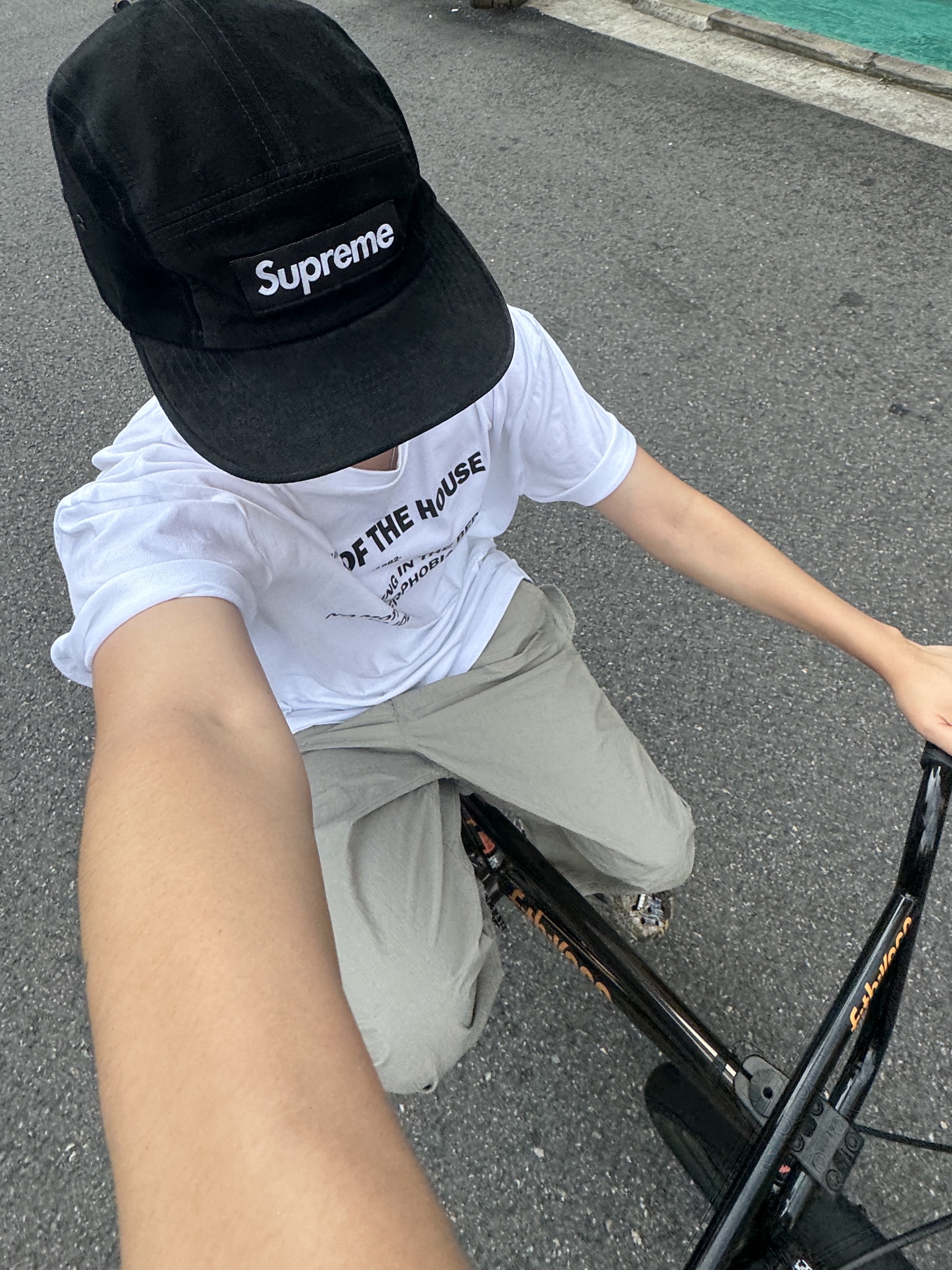 Supreme Suede Camp Cap Black - 23SS 착용 스타일