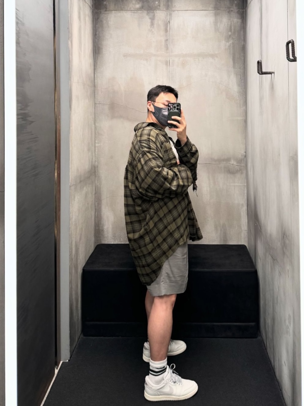 Jordan 1 Low OG Neutral Grey, Wooyoungmi City Graphic T-Shirt Ivory - 24FW 착용 스타일 - 4