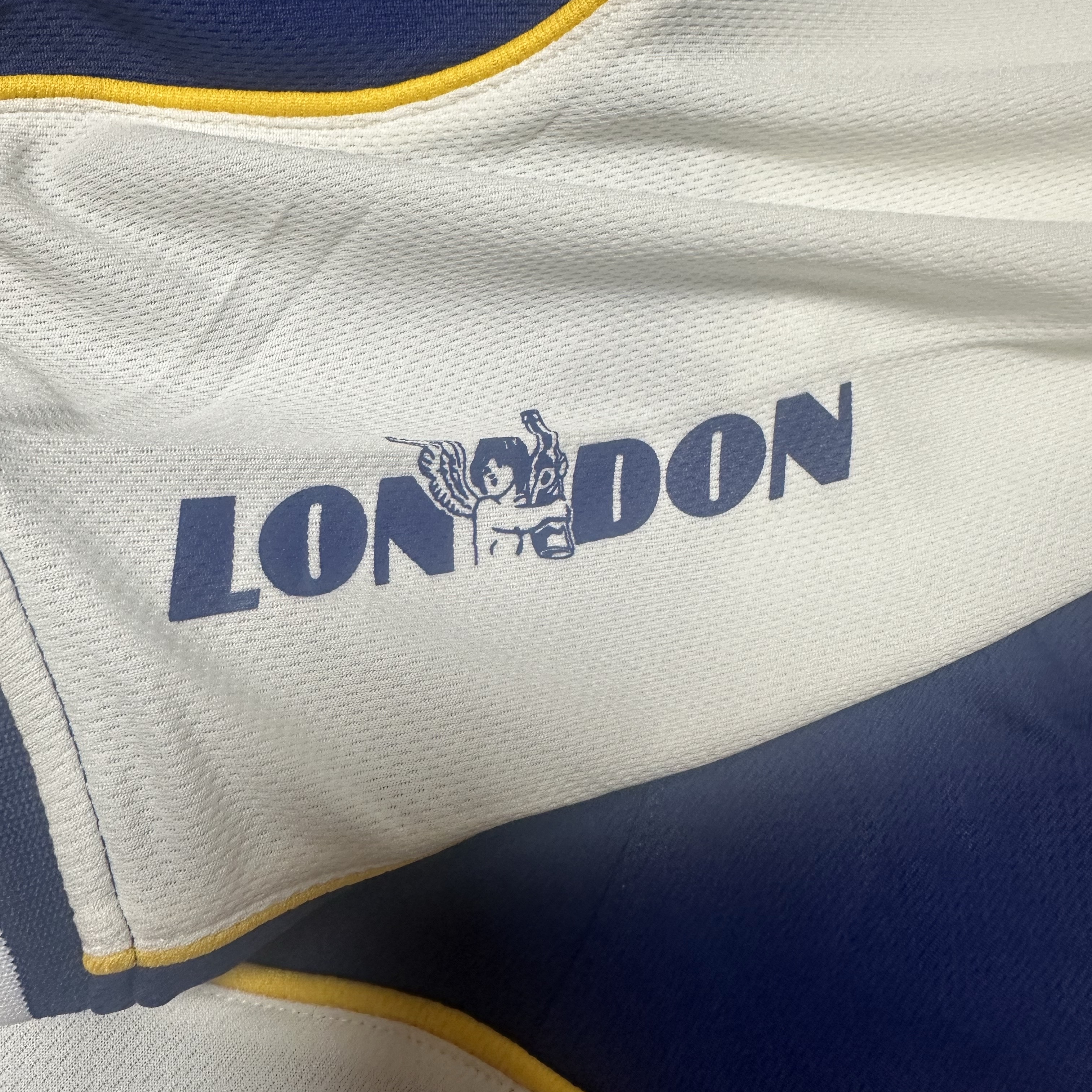 Palace Palamat Jersey White Navy - 24FW 착용 스타일 - 3