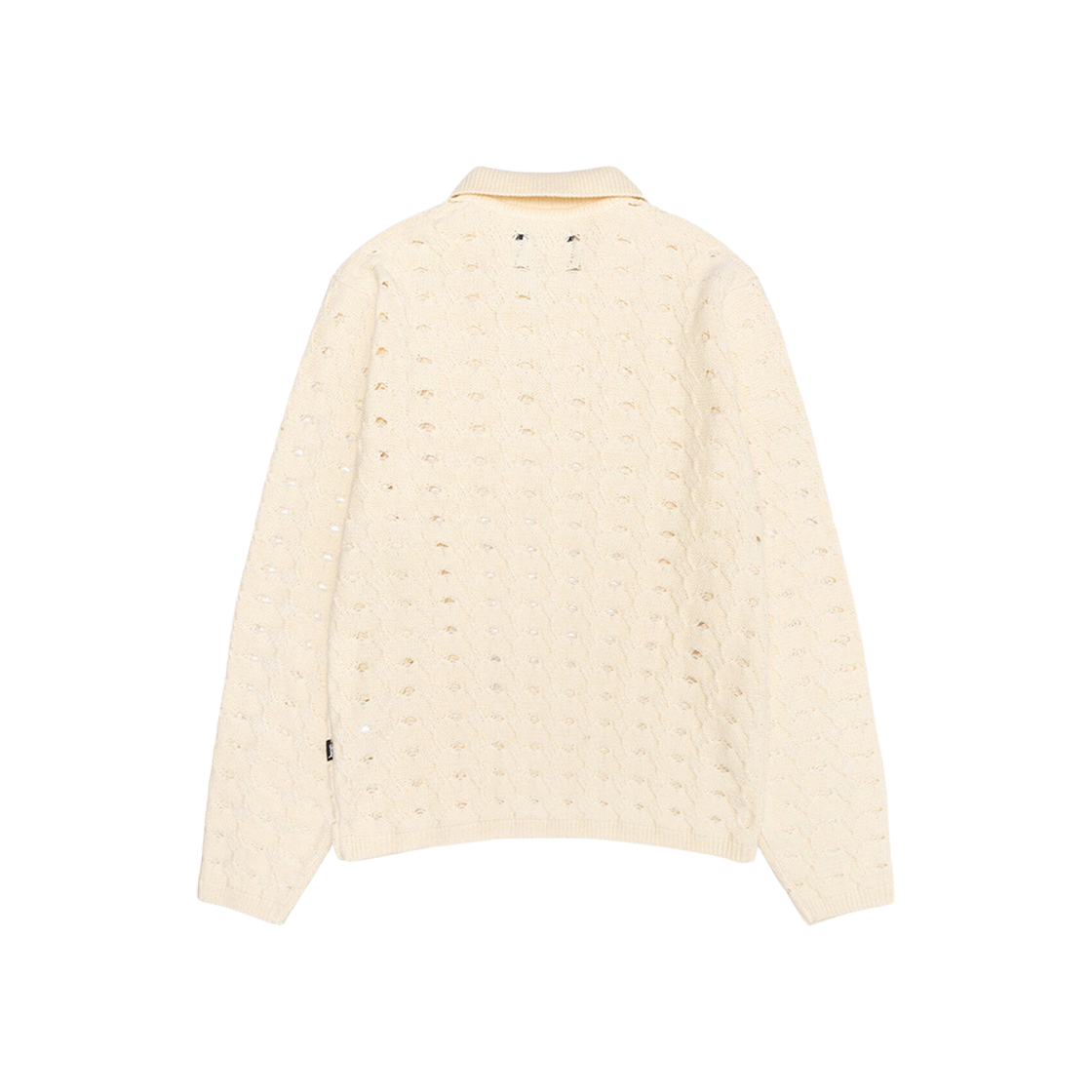 스투시 오픈 니트 칼라드 스웨터 아이보리 | Stussy | KREAM 스투시 오픈 니트 칼라드 스웨터 아이보리 | Stussy | KREAM