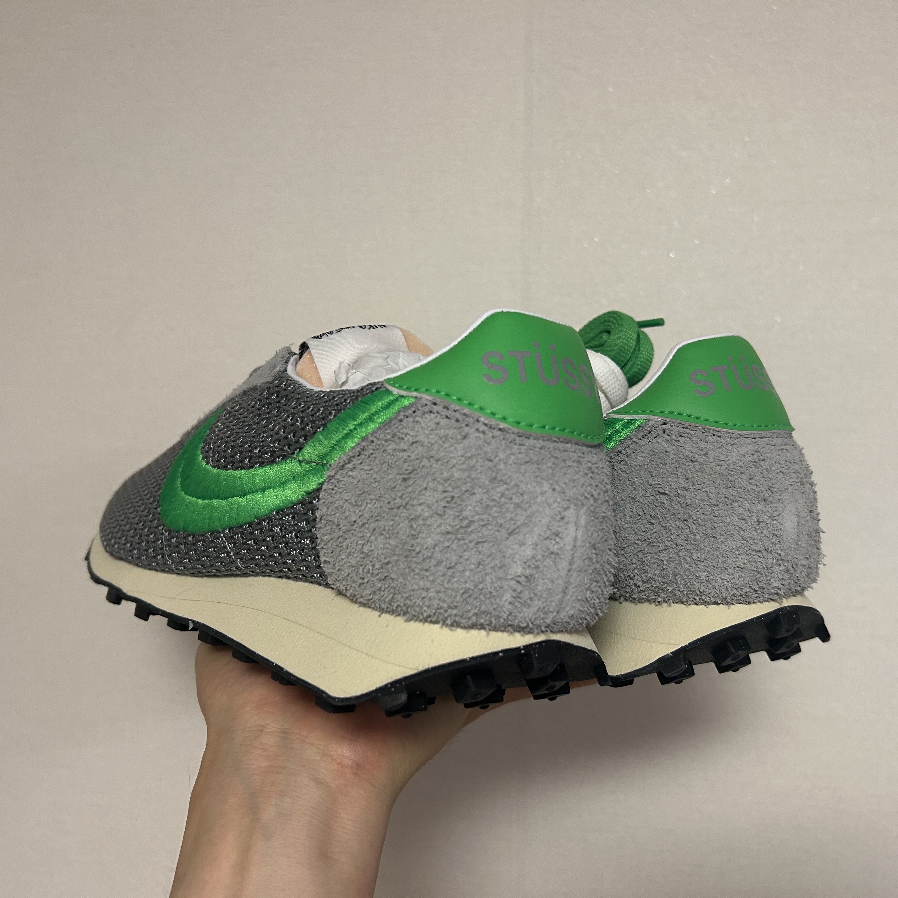 Nike x Stussy LD-1000 SP Particle Gray Green Fossil 착용 스타일 - 3
