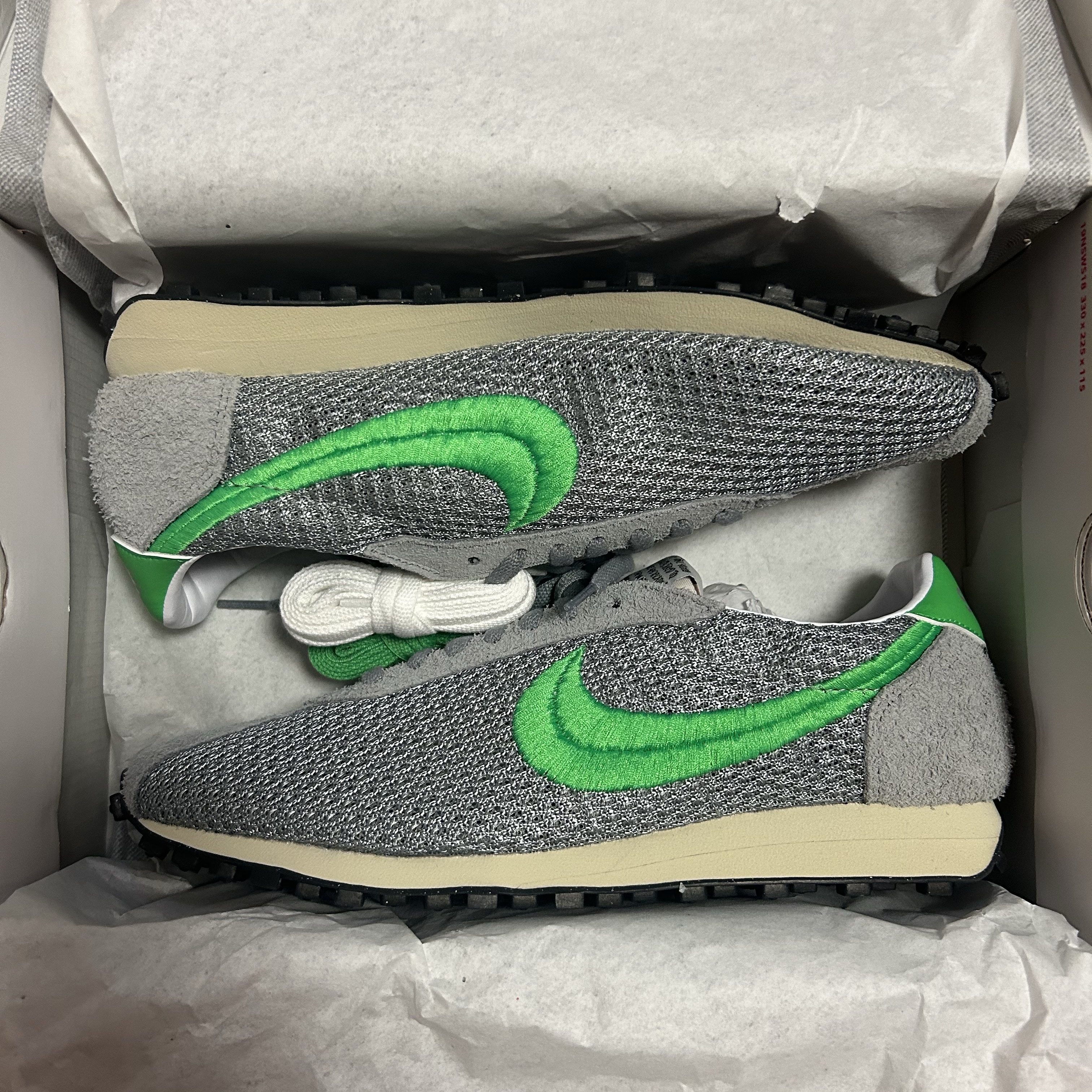 Nike x Stussy LD-1000 SP Particle Gray Green Fossil 착용 스타일 - 5