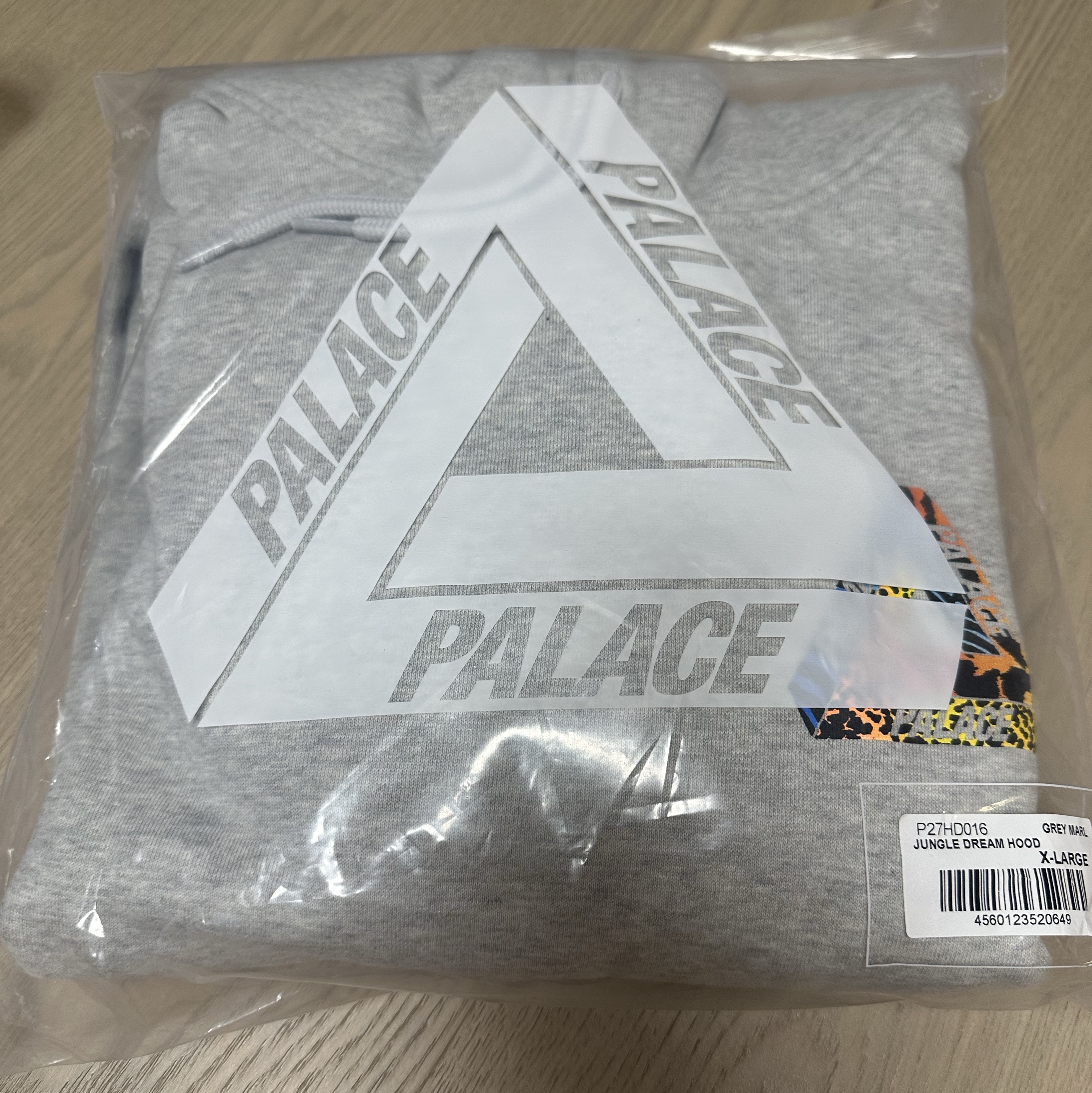 Palace Jungle Dream Hood Grey Marl - 24FW 착용 스타일 - 5