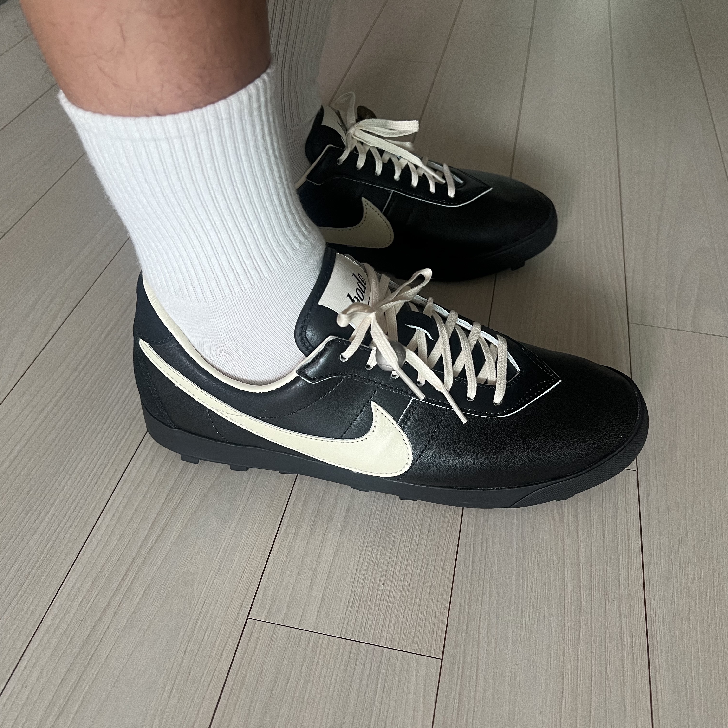 Nike x Bode Astrograbber SP Black and Coconut Milk 착용 스타일