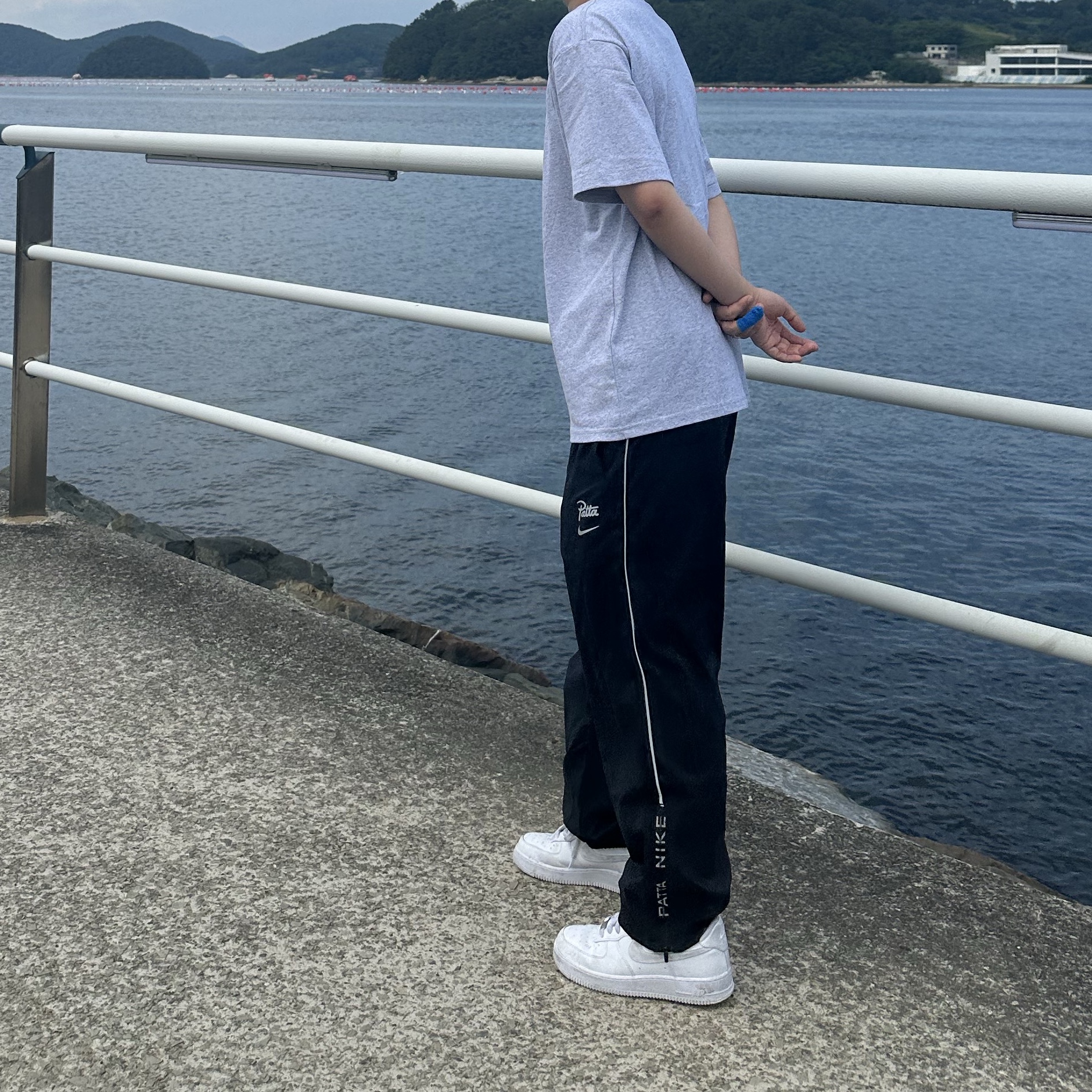 Nike x Patta Pants Black - Asia 착용 스타일 - 2