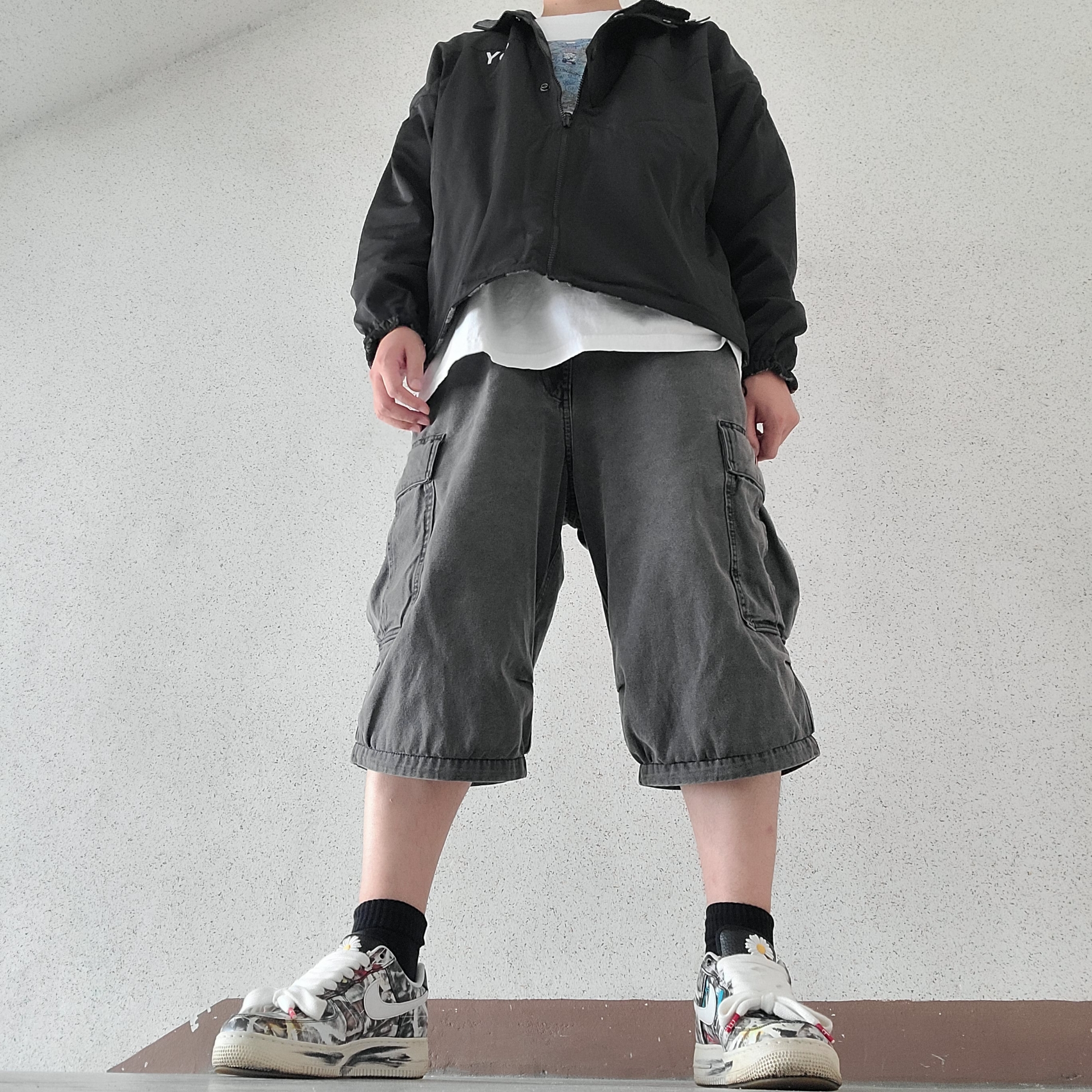 Nike x Peaceminusone Air Force 1 Low Para-Noise, Supreme First T-Shirt White - 24SS 착용 스타일 - 2