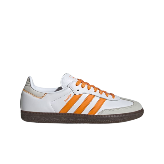 (W) Adidas Samba OG Cloud White Eqt Orange