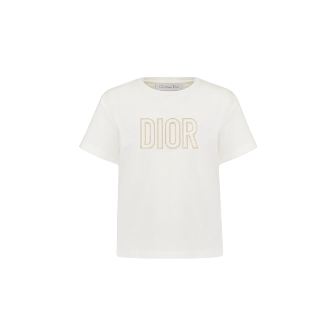 (Kids) Dior T-Shirt Ivory Cotton Jersey 상세 이미지 1