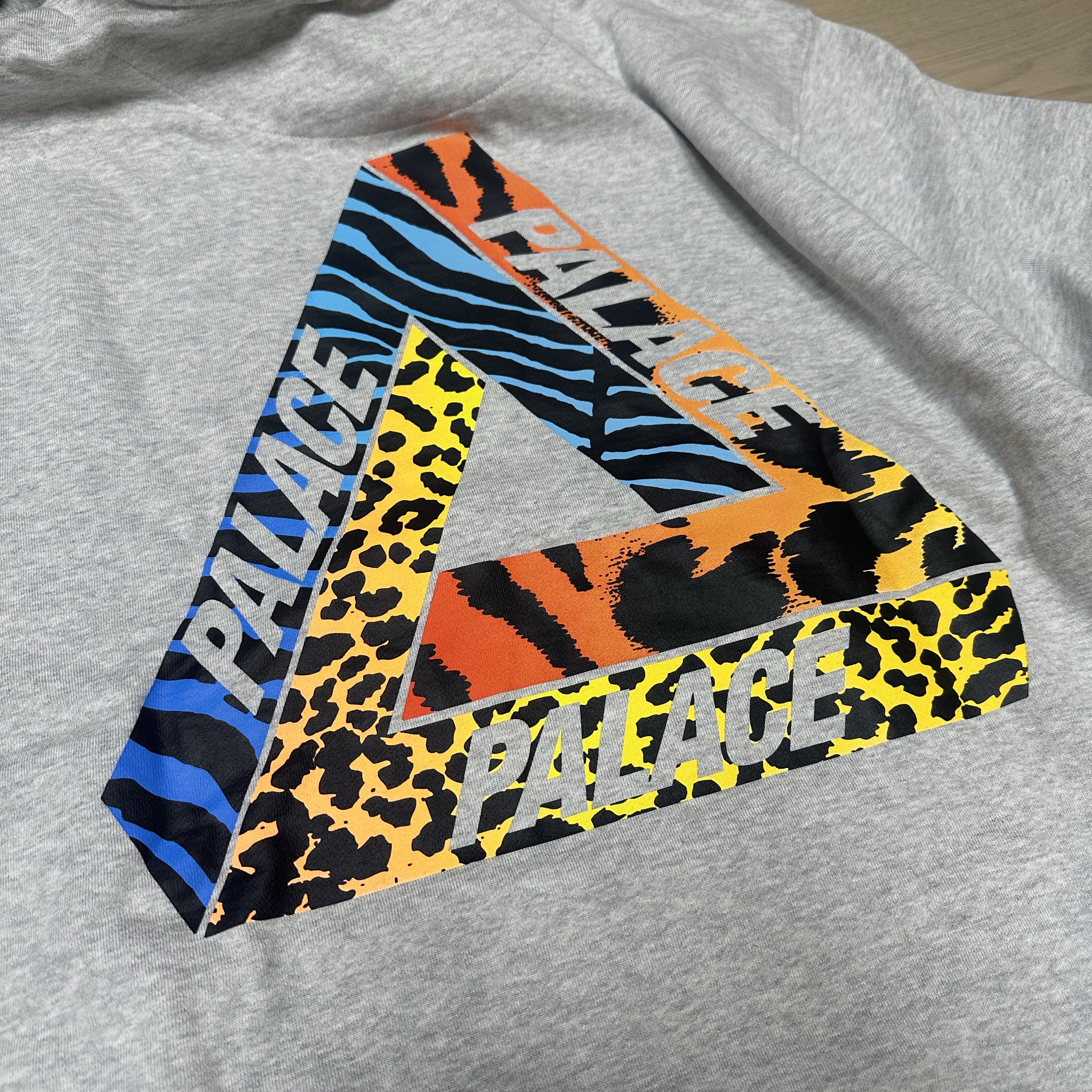 Palace Jungle Dream Hood Grey Marl - 24FW 착용 스타일 - 4