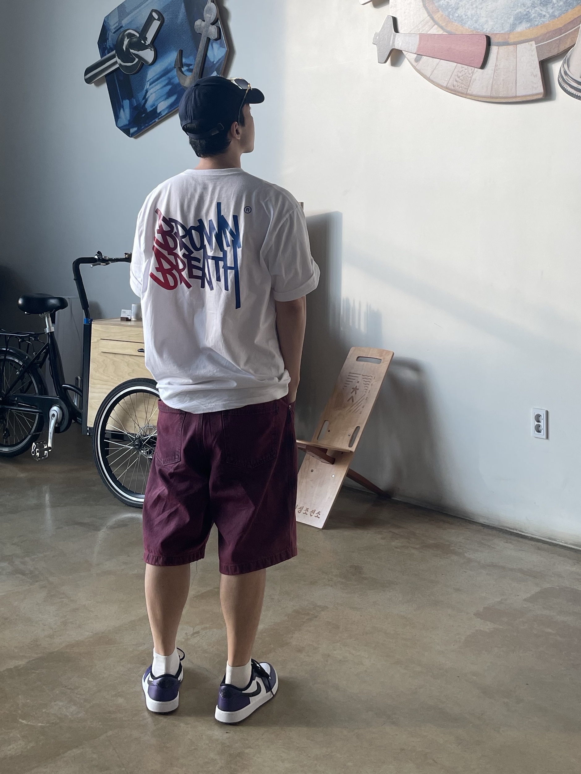 Jordan 1 Low Golf Court Purple, Tommy Hilfiger Ardin Baseball Cap Sky Captain 착용 스타일 - 2