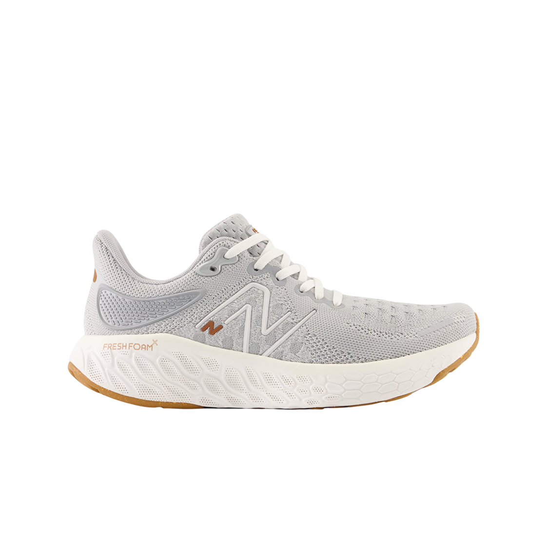 (W) 뉴발란스 프레쉬 폼 X 1080v12 라이트 그레이 - D 와이드((W) New Balance Fresh Foam X 1080v12 Light Gray - D Wide)