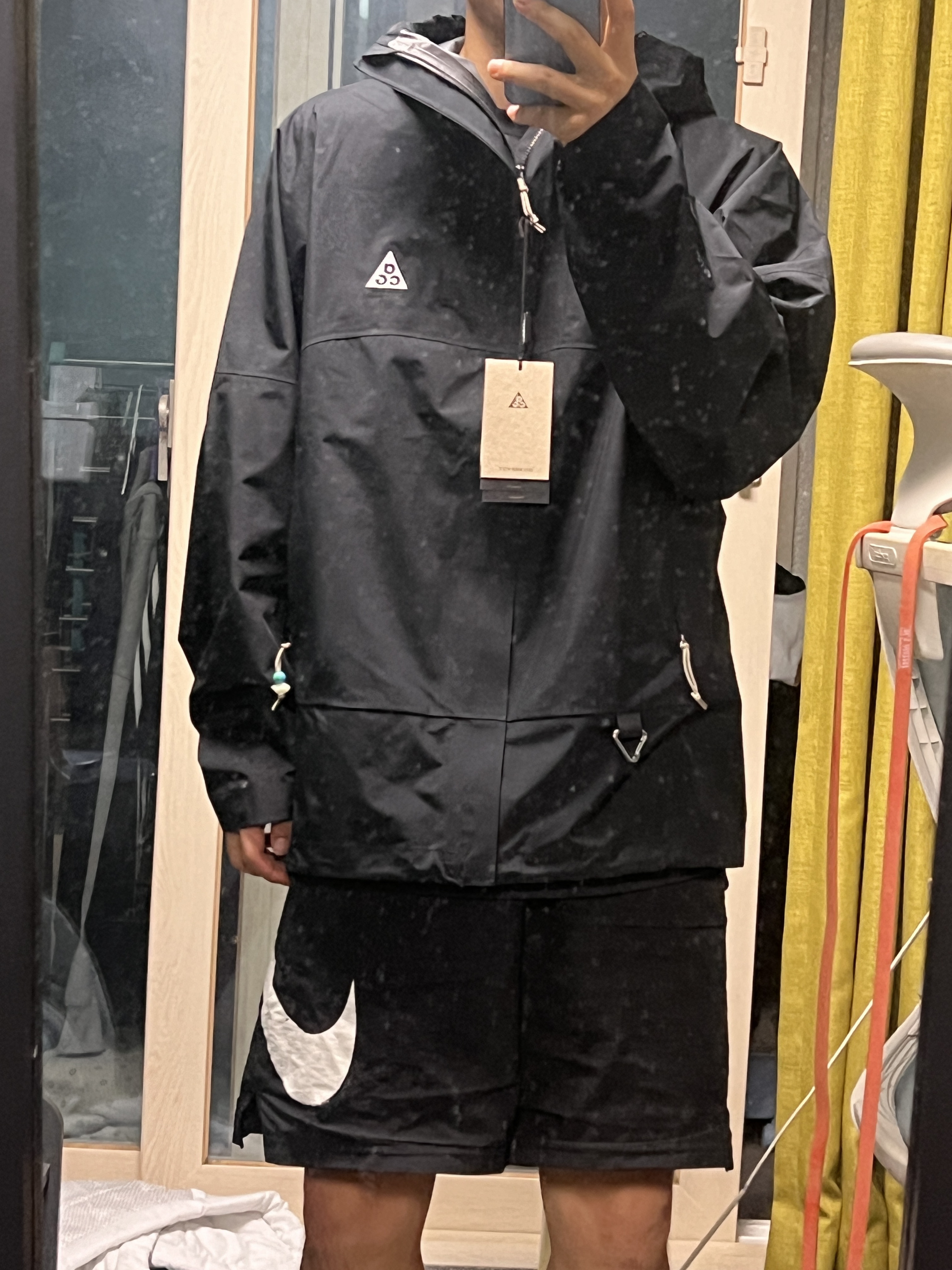 Nike ACG Storm-Fit ADV Cascade Rains Full Zip Jacket Black - Asia 착용 스타일 - 1