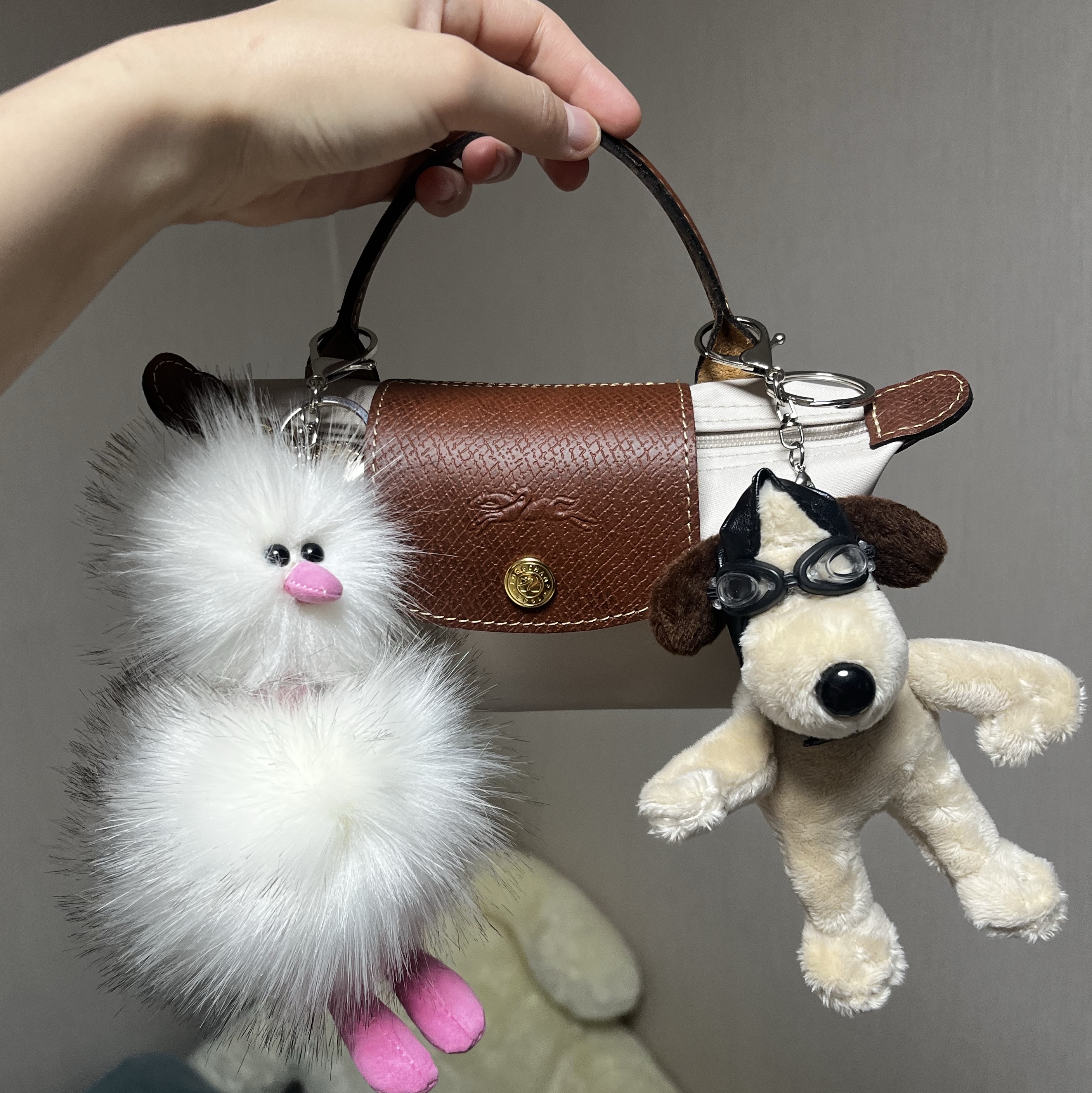 Cosymosy Ugly Bird Keyring White, Longchamp Le Pliage Original Handle Pouch Paper 착용 스타일