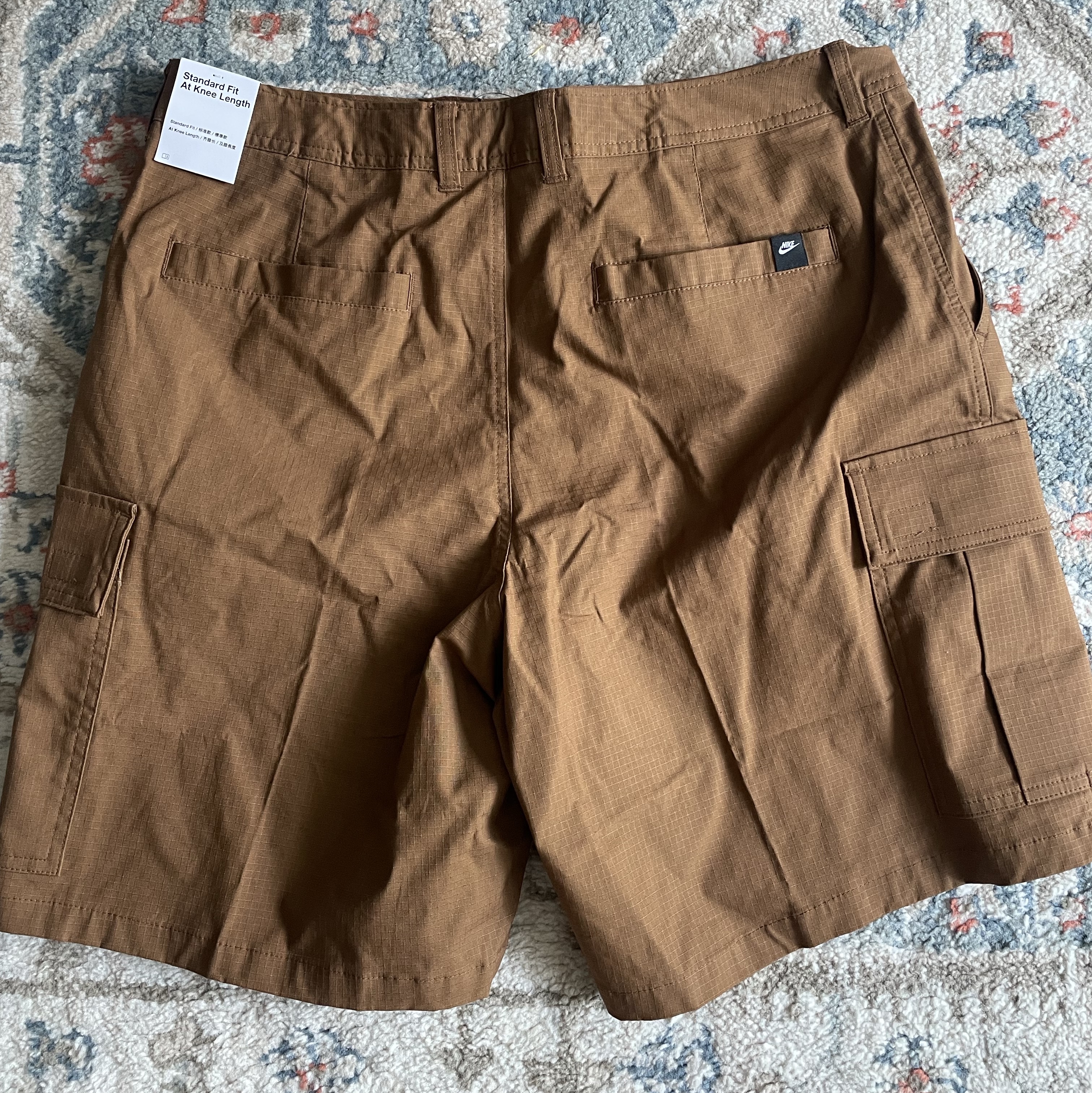 Nike Club Woven Cargo Shorts Light British Tan - Asia 착용 스타일 - 3