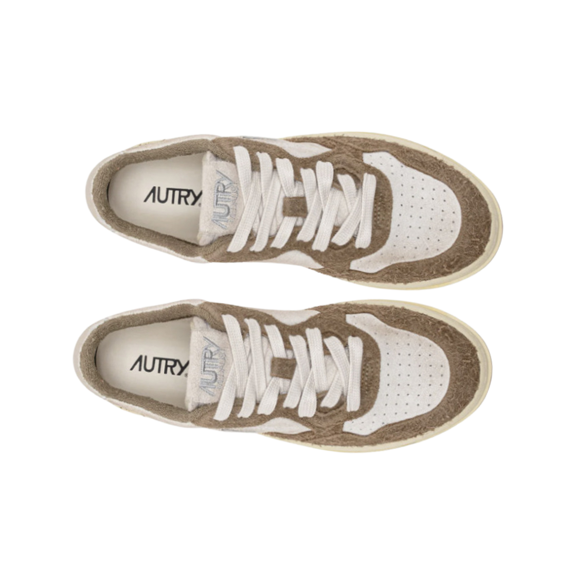 (W) 오트리 메달리스트 로우 스웨이드 스니커즈 머드 브라운((W) Autry Medalist Low Suede Sneakers Mud Brown) - 2