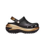 Crocs Mega Crush Metallic Clog Black Gold