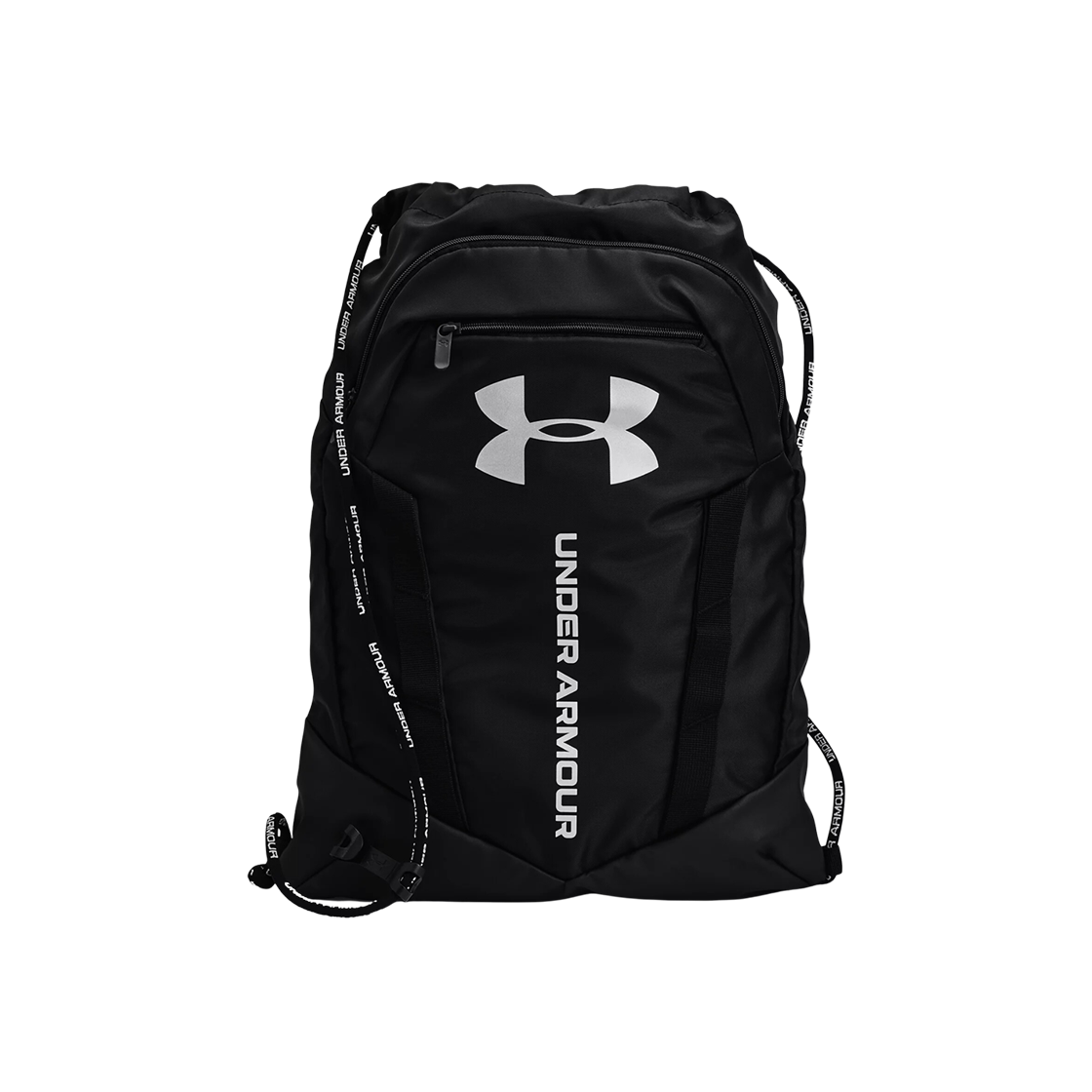 Under Armour Undeniable Sackpack Black Metallic Silver 상세 이미지 1