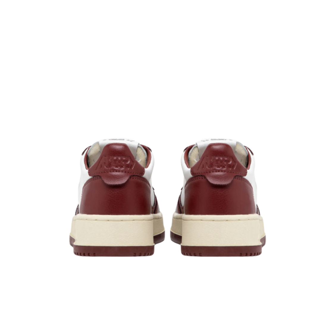 (W) 오트리 메달리스트 로우 레더 스웨이드 스니커즈 화이트 시라((W) Autry Medalist Low Leather Suede Sneakers White Syrah) - 3