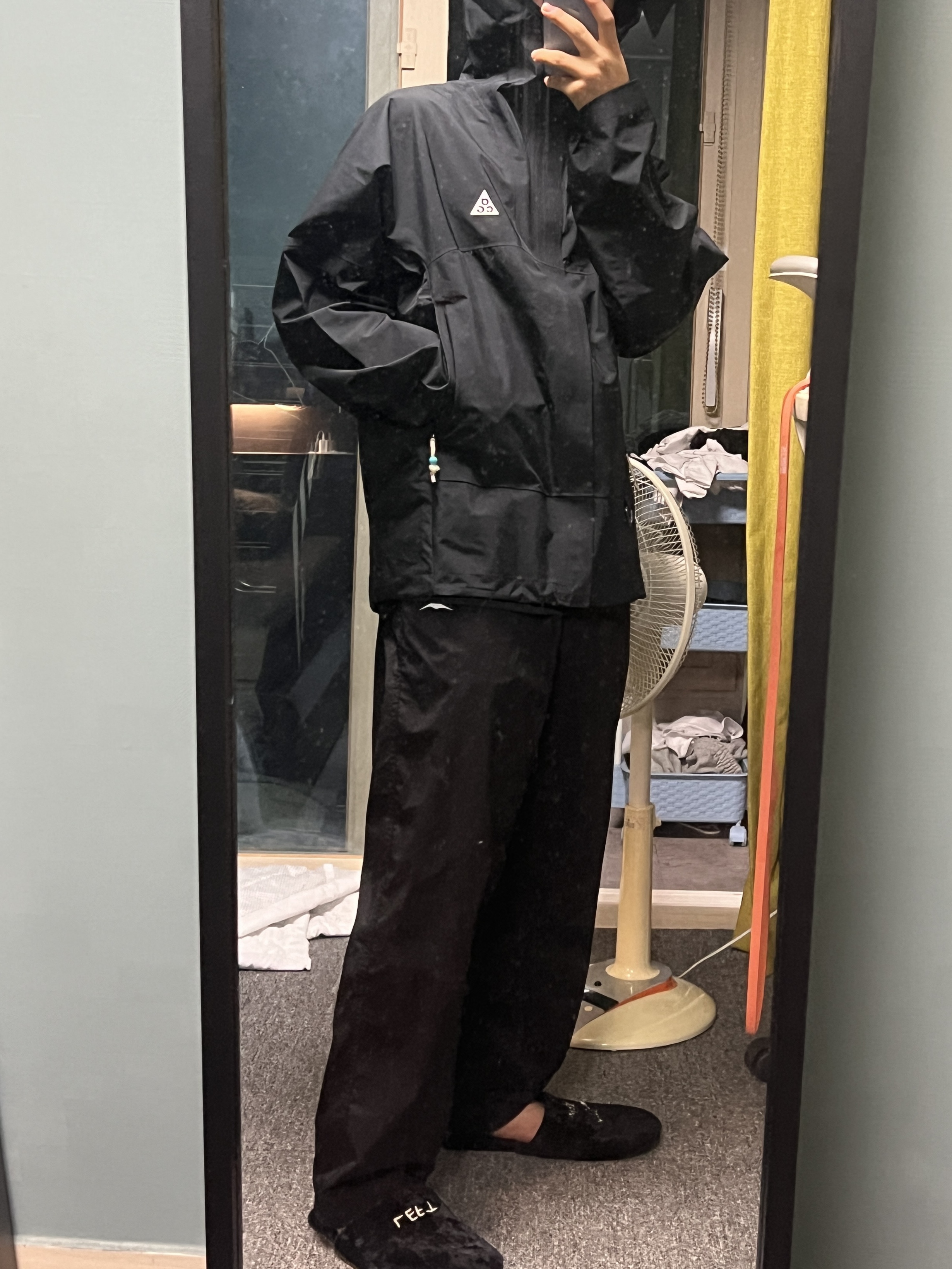 Nike ACG Storm-Fit ADV Cascade Rains Full Zip Jacket Black - Asia 착용 스타일 - 2