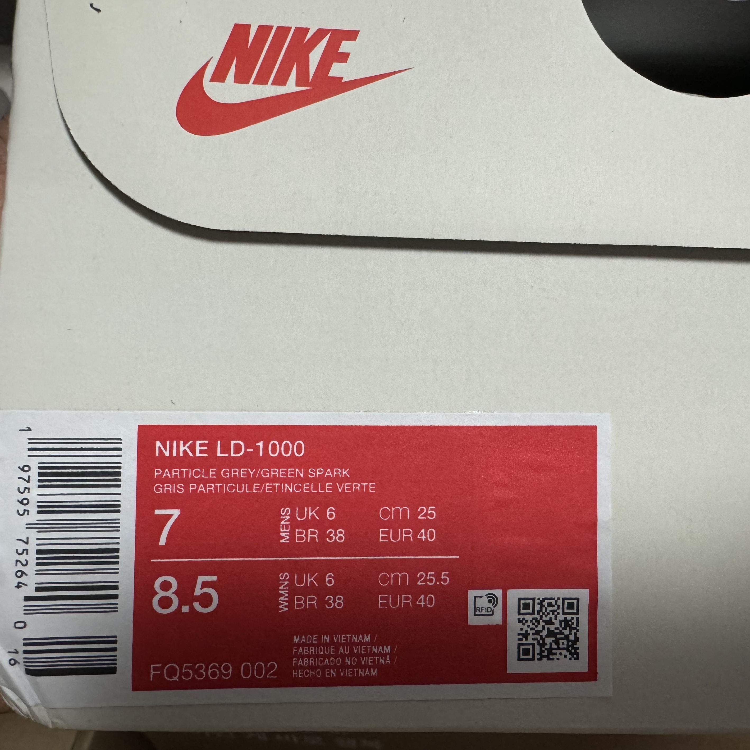 Nike x Stussy LD-1000 SP Particle Gray Green Fossil 착용 스타일 - 3