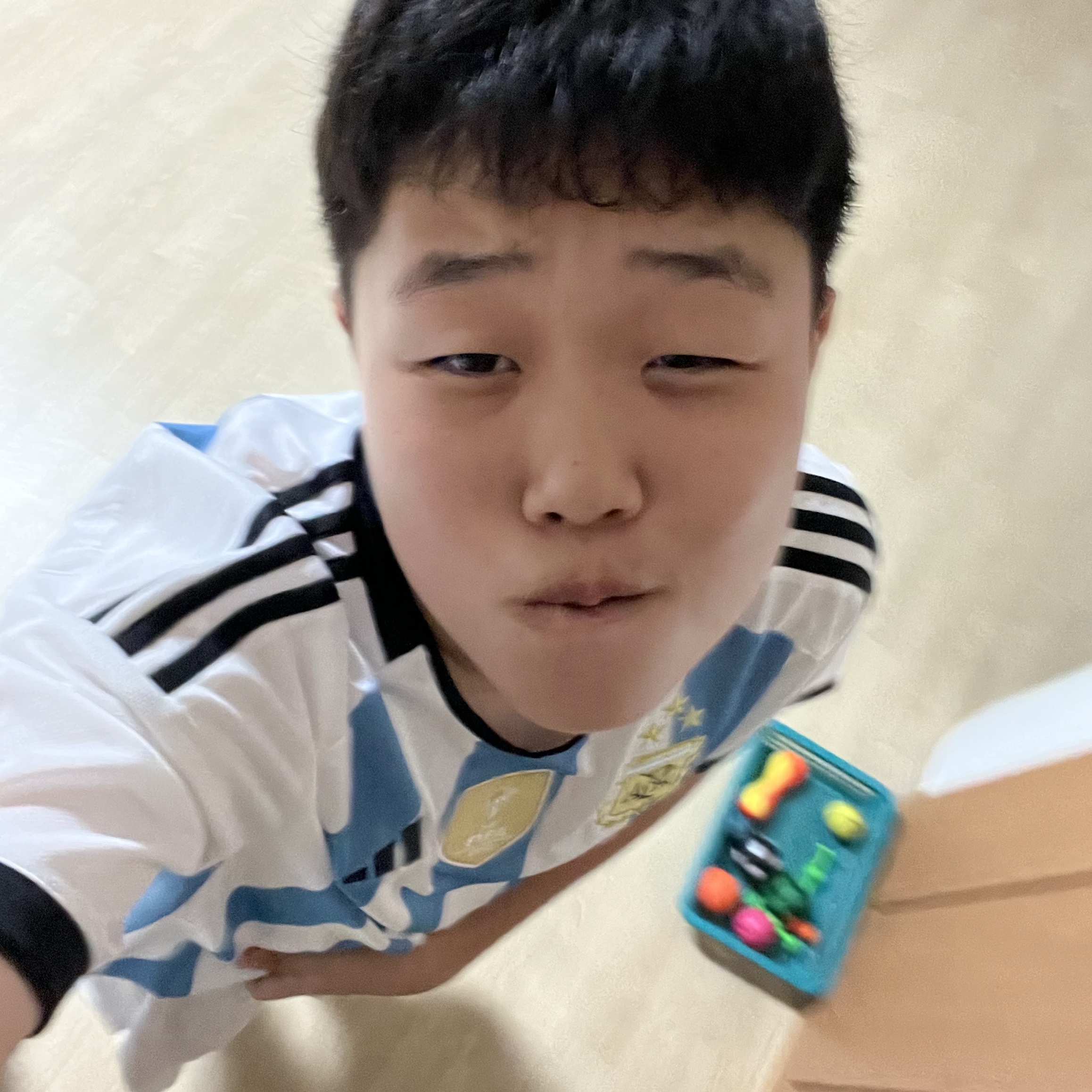 Adidas Argentina Home Jersey 2022 Winners 3-Star White Light Blue - US Sizing (Non Marking Ver.) 착용 스타일 - 1