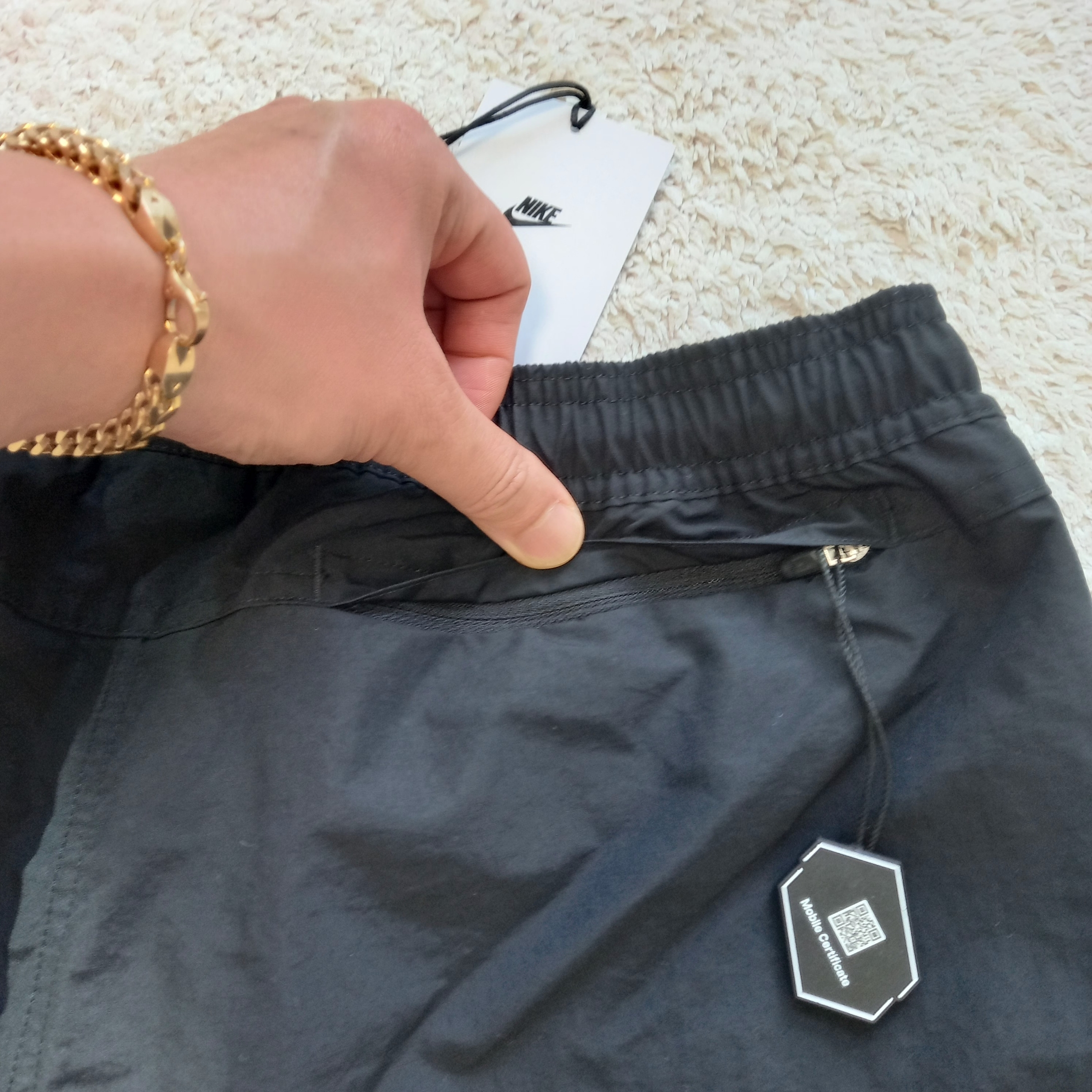 Nike x Stussy Shorts Black (FJ9167-010) 착용 스타일 - 4