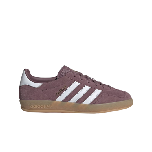 (W) Adidas Gazelle Indoor Shadow Fig Cloud White