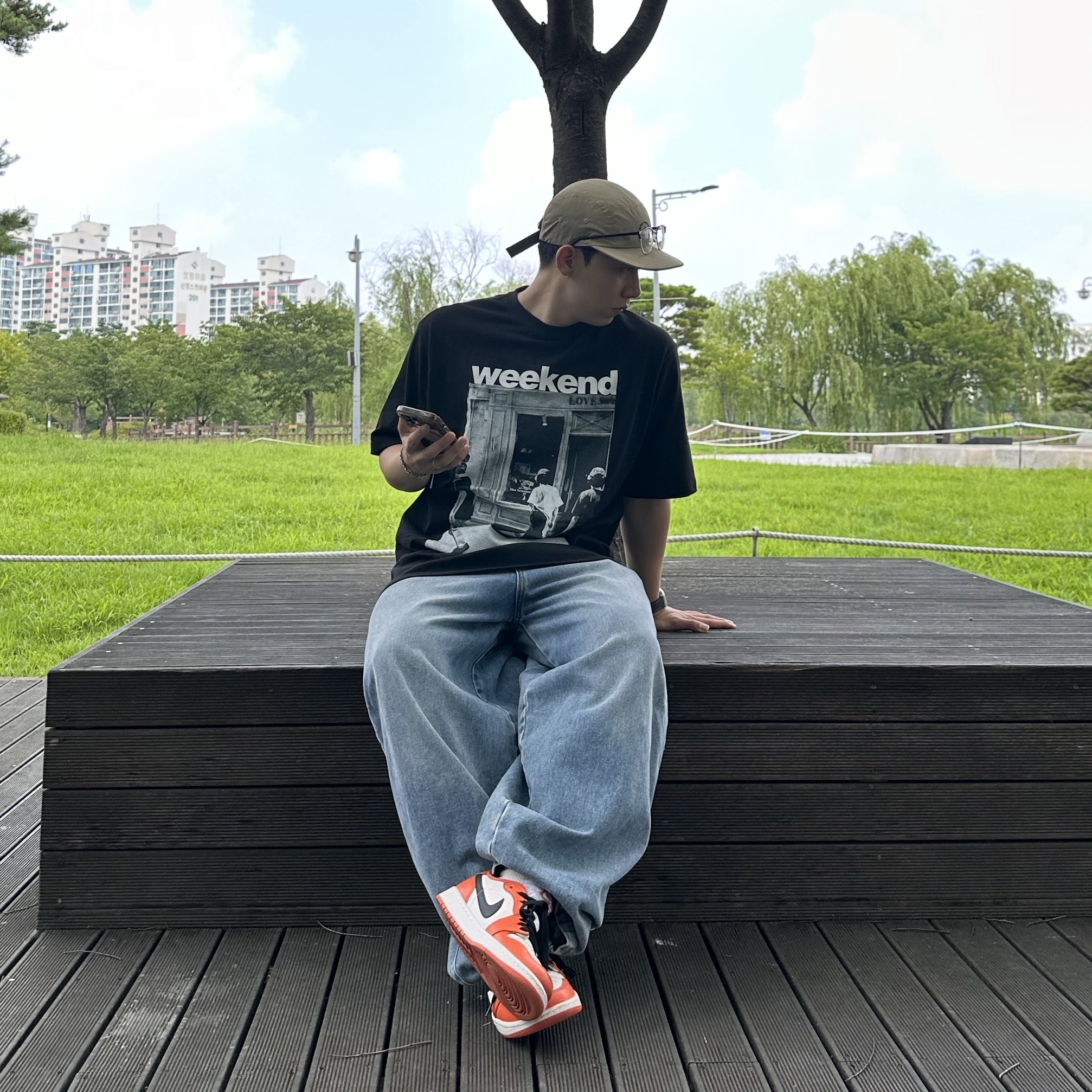 Jordan 1 Low OG Starfish 착용 스타일