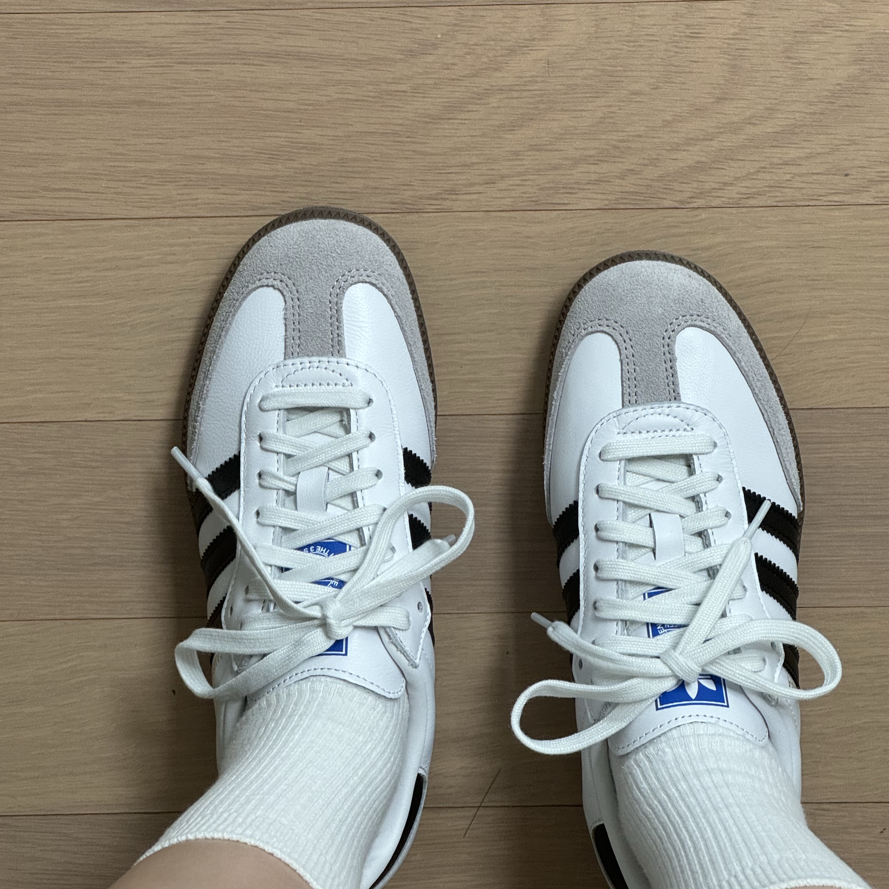 Adidas Samba OG Cloud White 착용 스타일