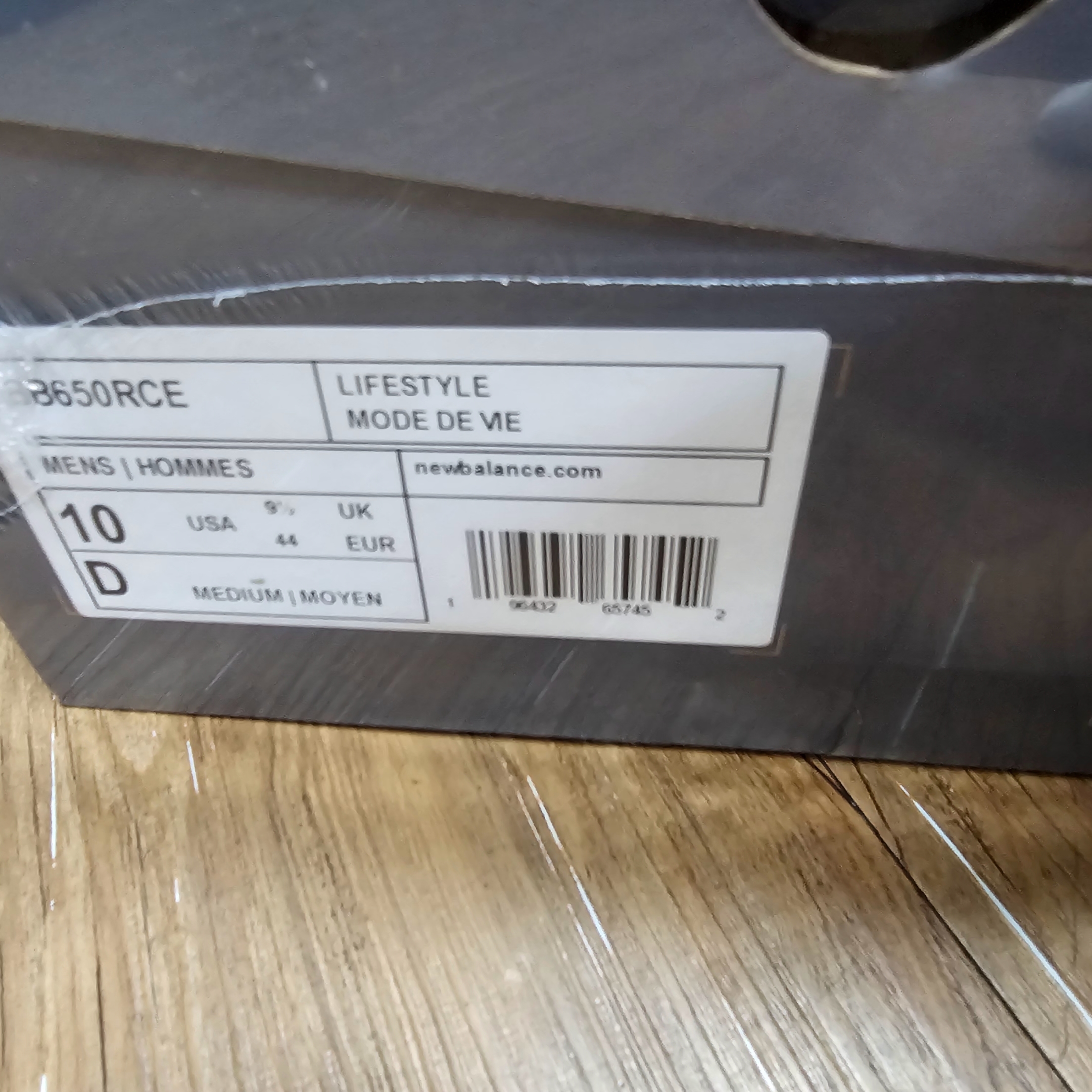 New Balance 650R White Black Grey 착용 스타일 - 3