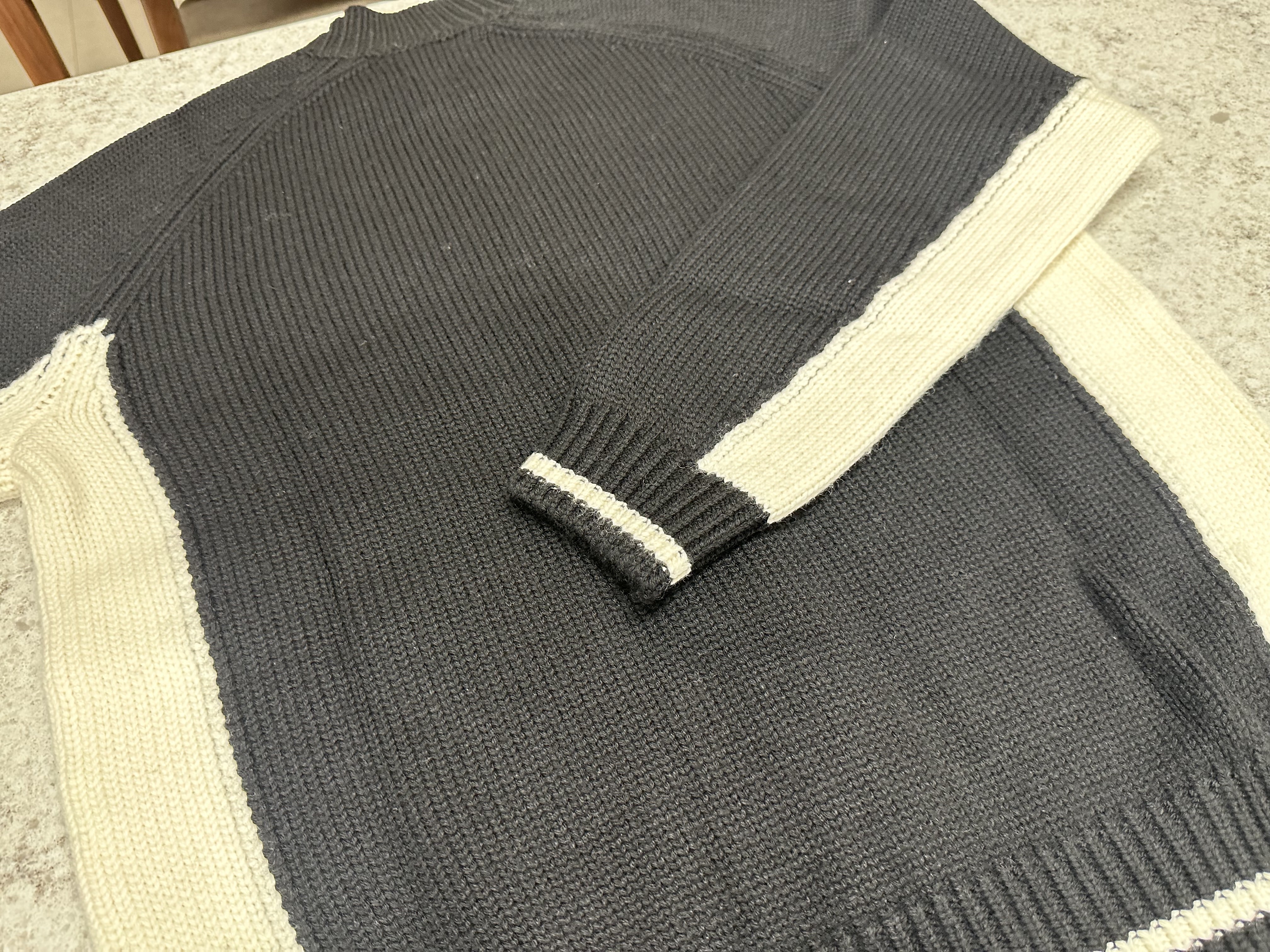 Palace Basically A Sock Black, Palace Posh Knit Black - 24FW 착용 스타일 - 5