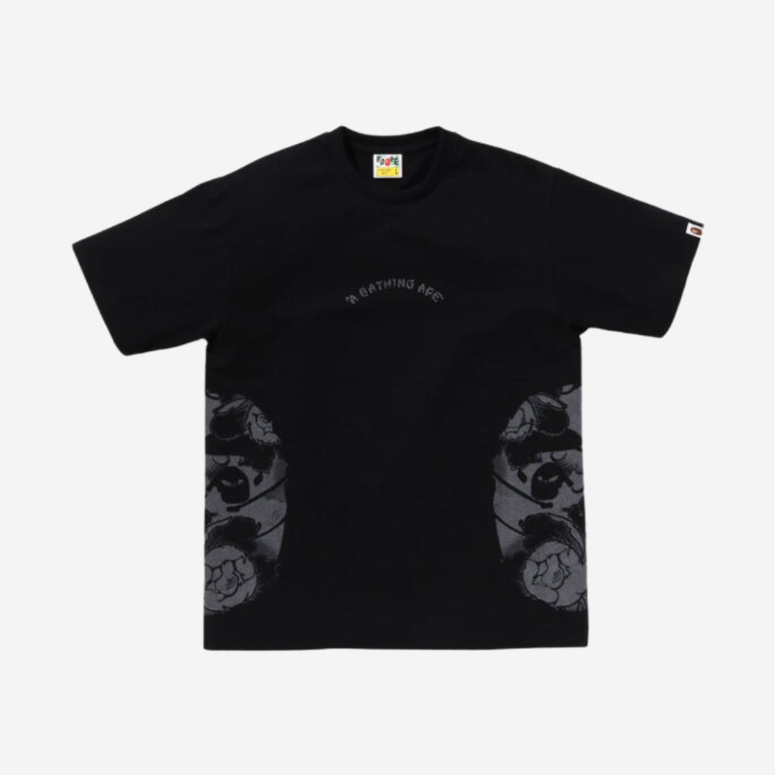 BAPE Japanese Tattoo Side Big Ape Head T-Shirt Black 상세 이미지 1