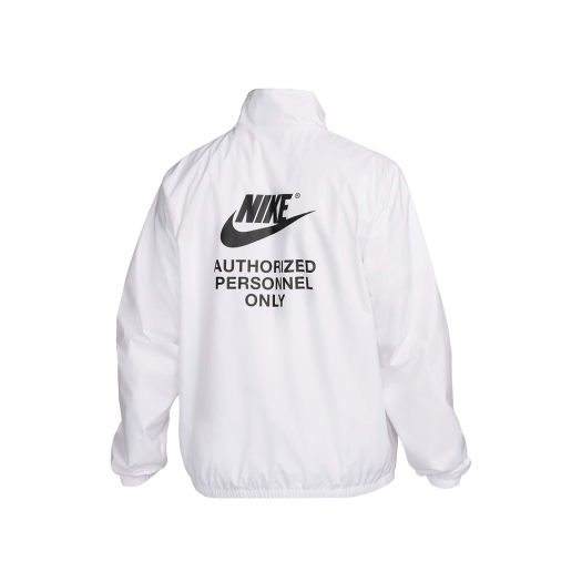 Nike Full-Zip Woven Jacket White Black