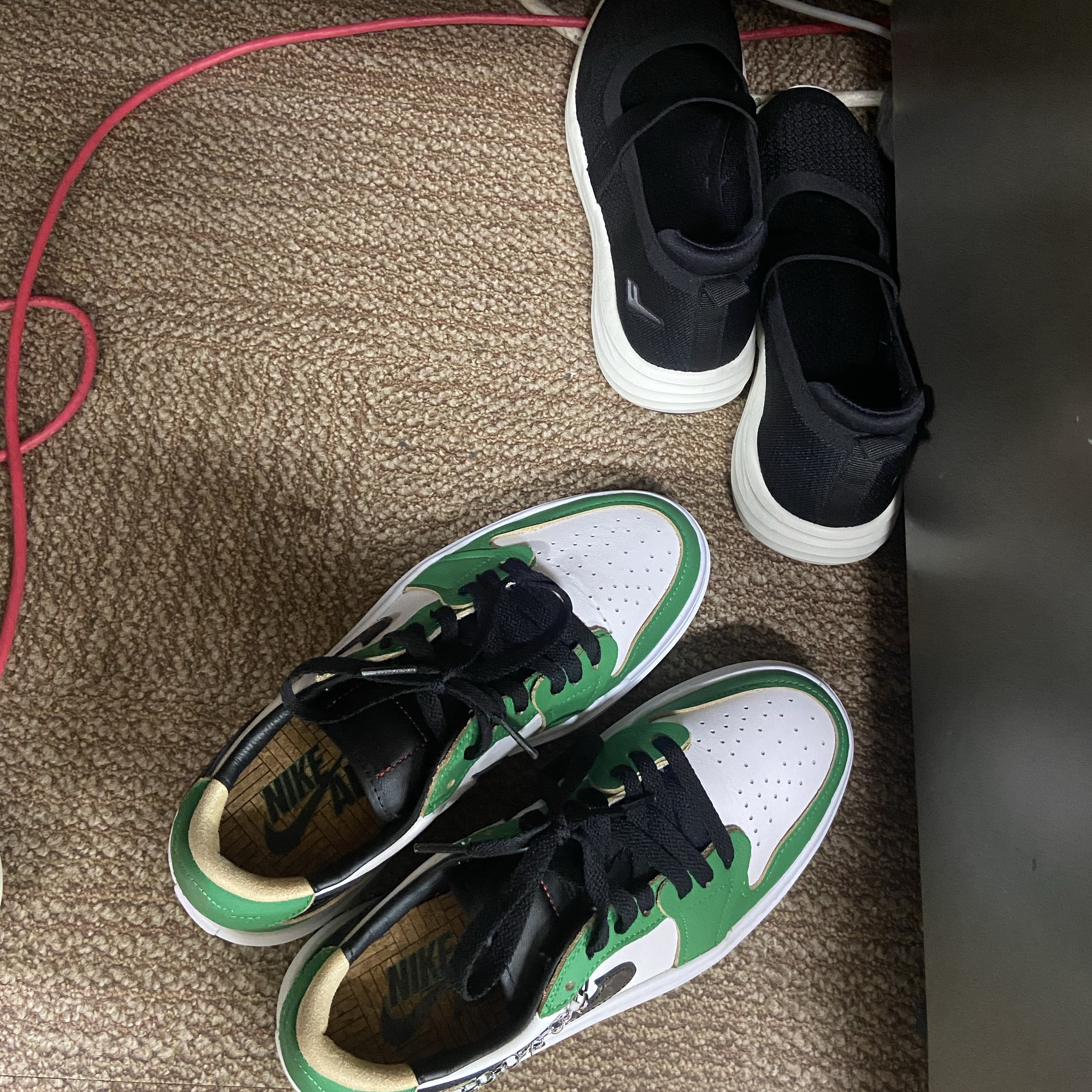 (W) Jordan 1 Elevate Low SE Lucky Green 착용 스타일